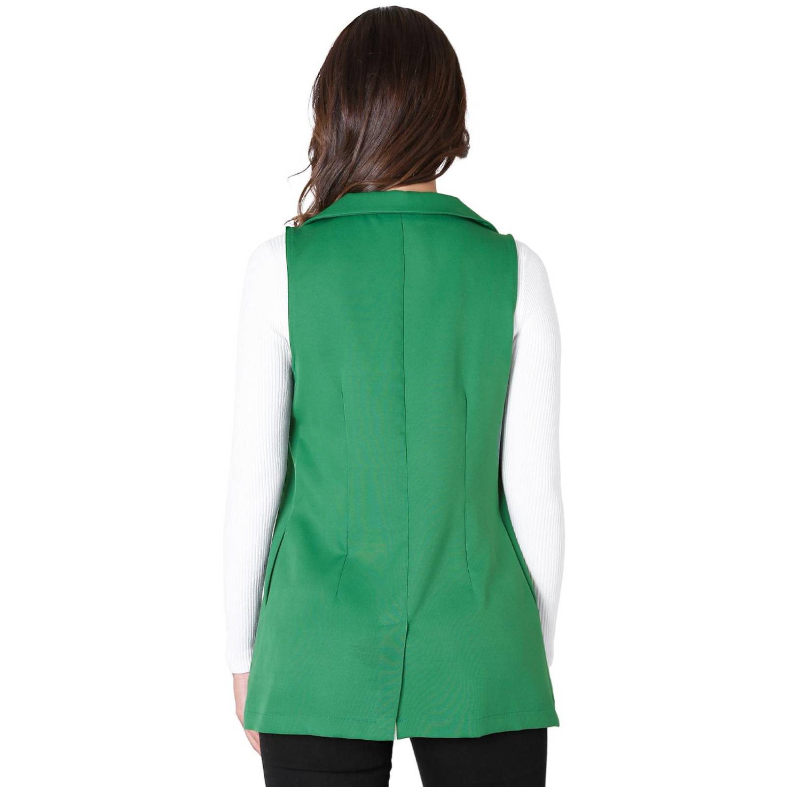 Chaleco Mujer Casual Verde Stfashion 79304636 .