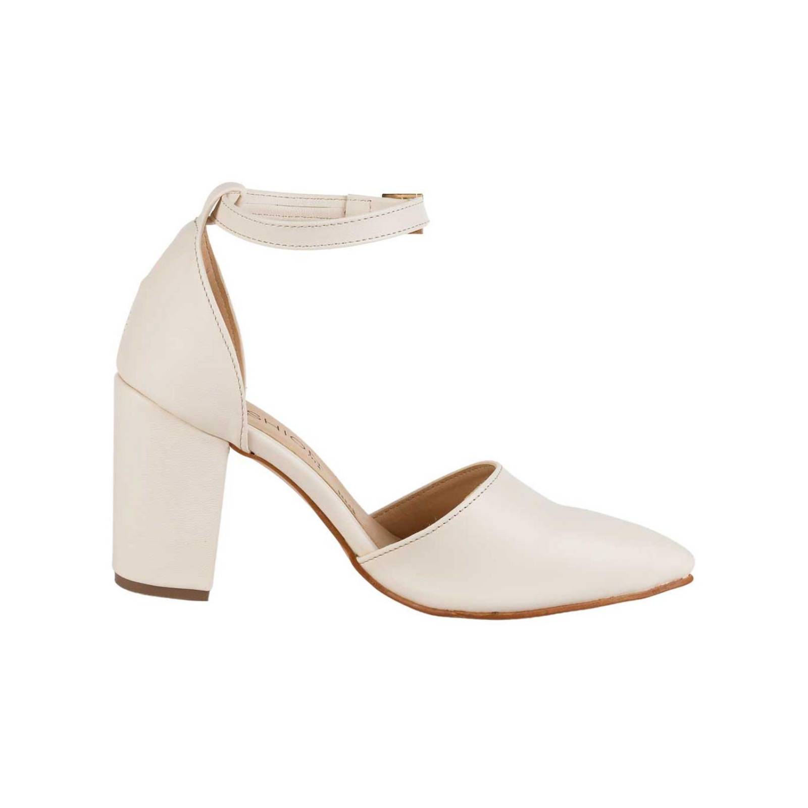 Zapatilla Mujer Tacón Crema Stfashion 24103900 
