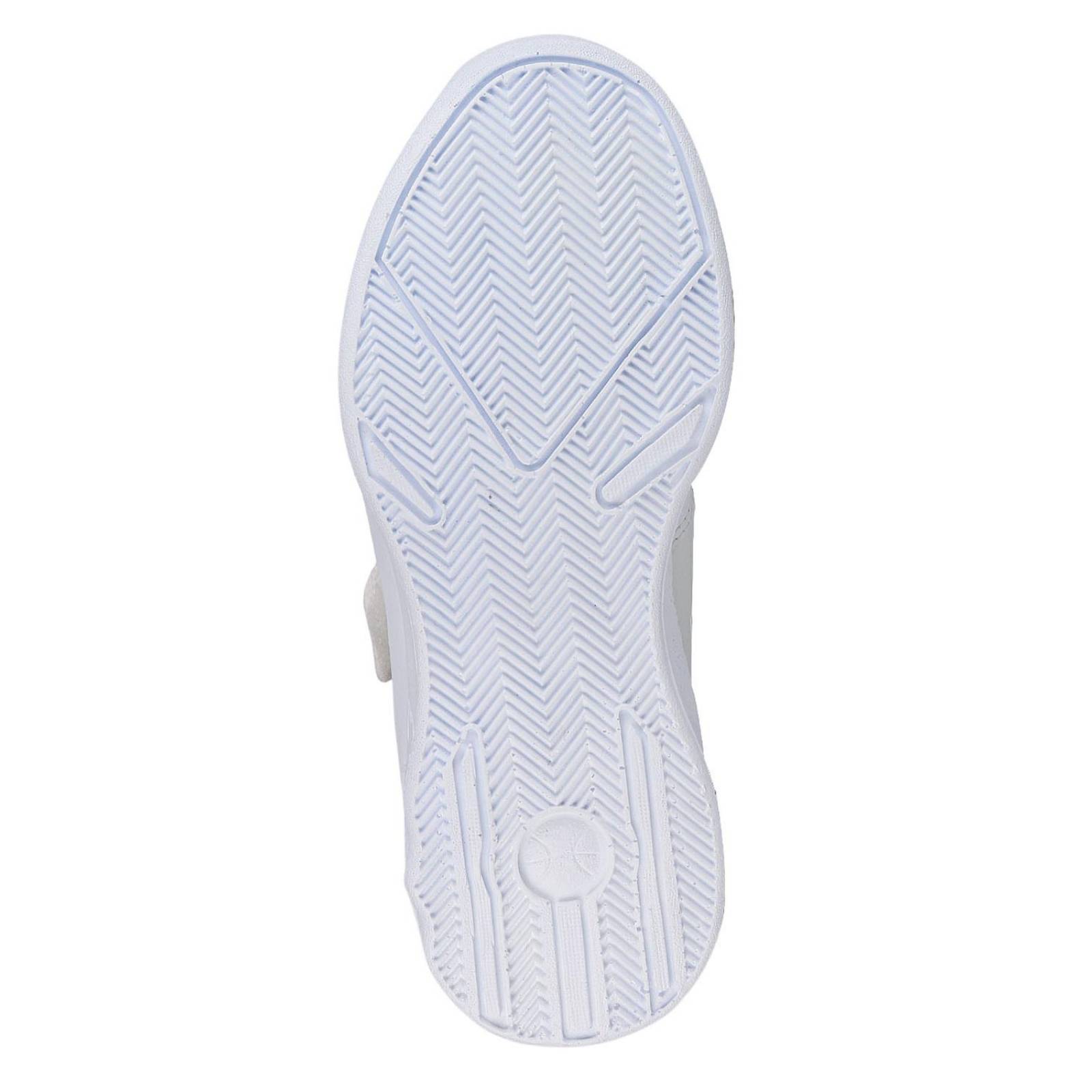 Tenis Deportivo Niño Blanco Tacto Piel Pontiac 00203904 