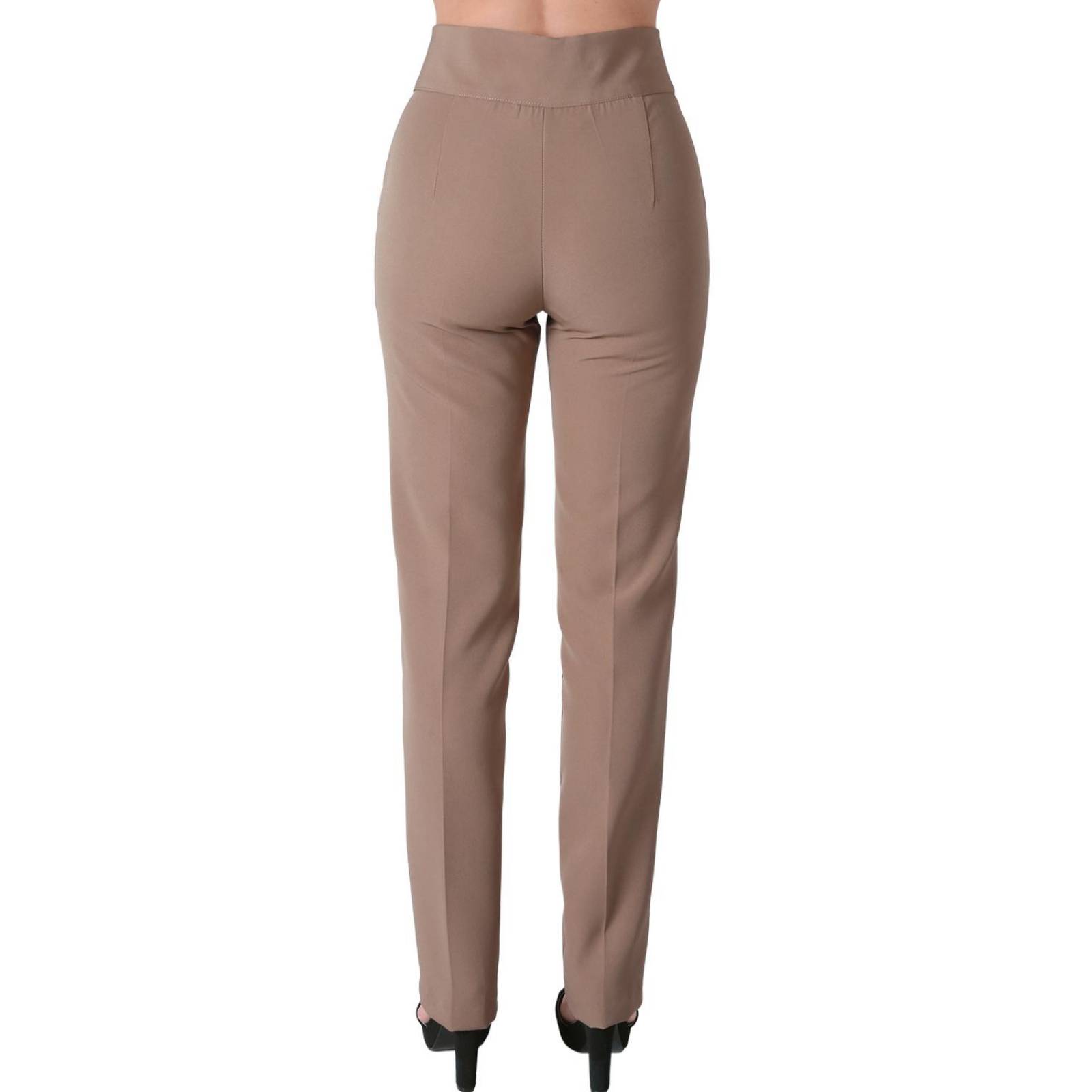 Pantalón Mujer Vestir Recto Beige Stfashion 79304641 .