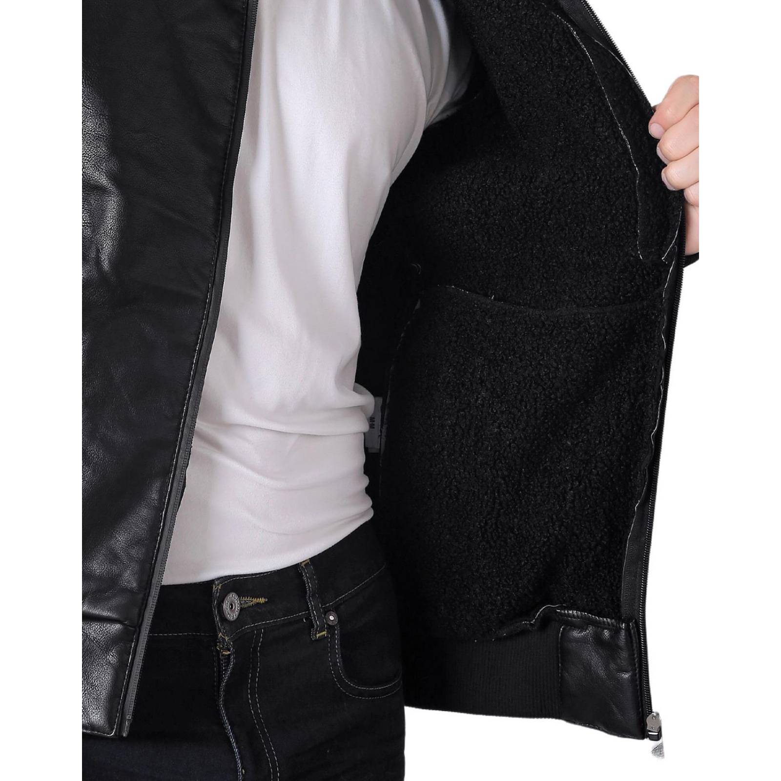 Chamarra Hombre Negro Roosevelt 50104820 