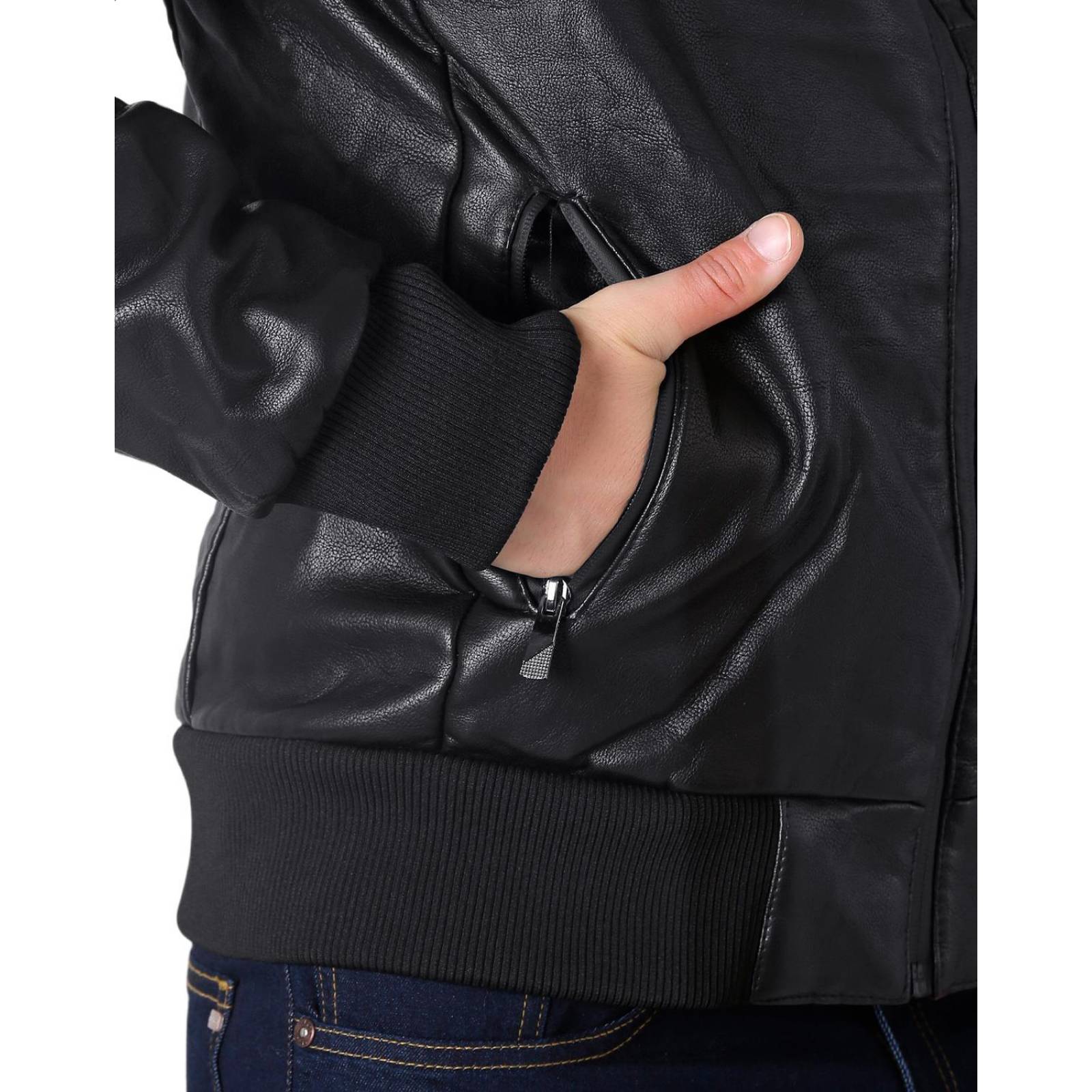 Chamarra Hombre Negro Roosevelt 50104820 