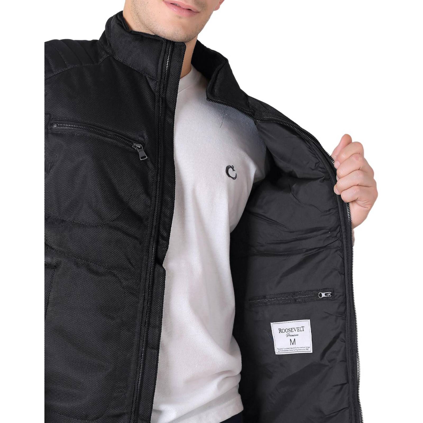 Chaleco Hombre Negro Roosevelt 50104839 