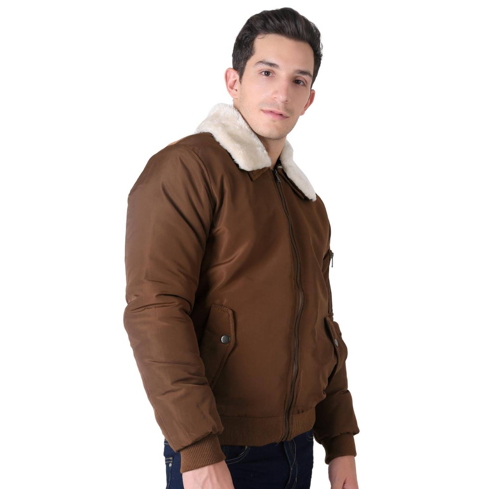 Chamarra Moda Hombre Café Giovanni Gali 50704916 