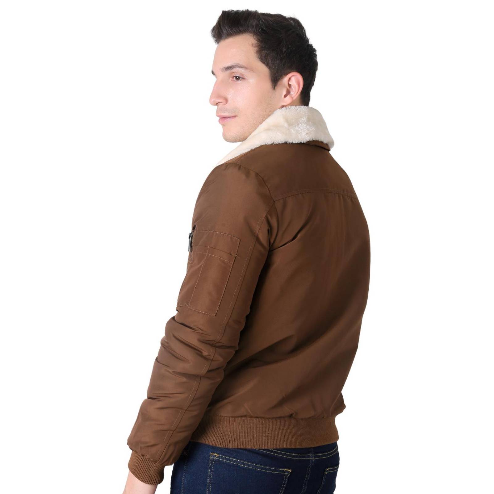 Chamarra Moda Hombre Café Giovanni Gali 50704916 