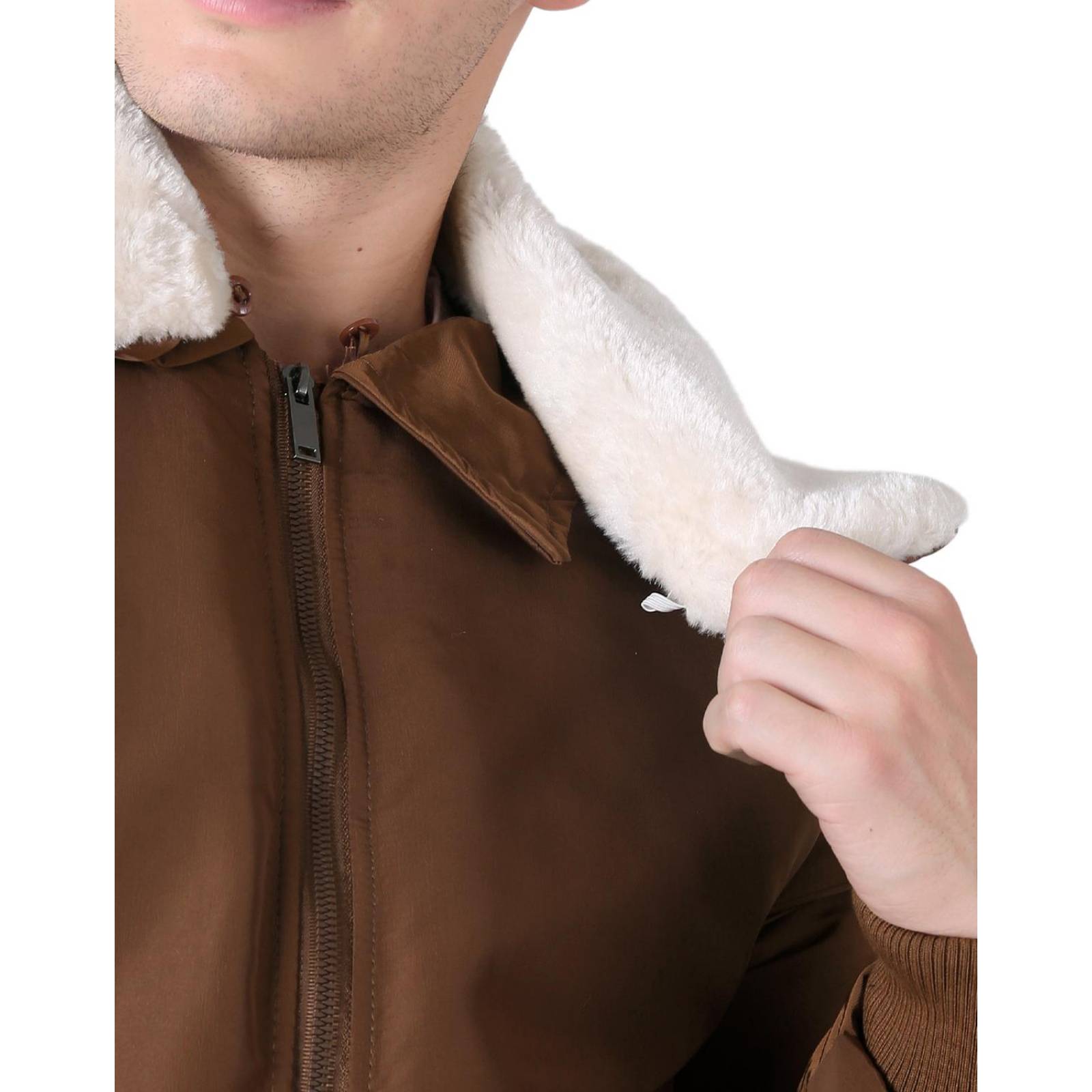 Chamarra Moda Hombre Café Giovanni Gali 50704916 