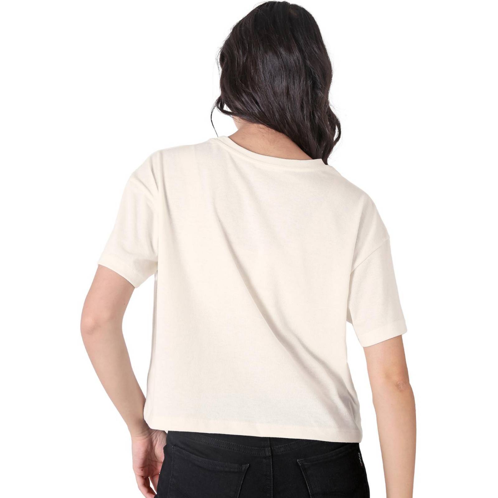 Playera Mujer Moda Top Crema Disney 58204801 