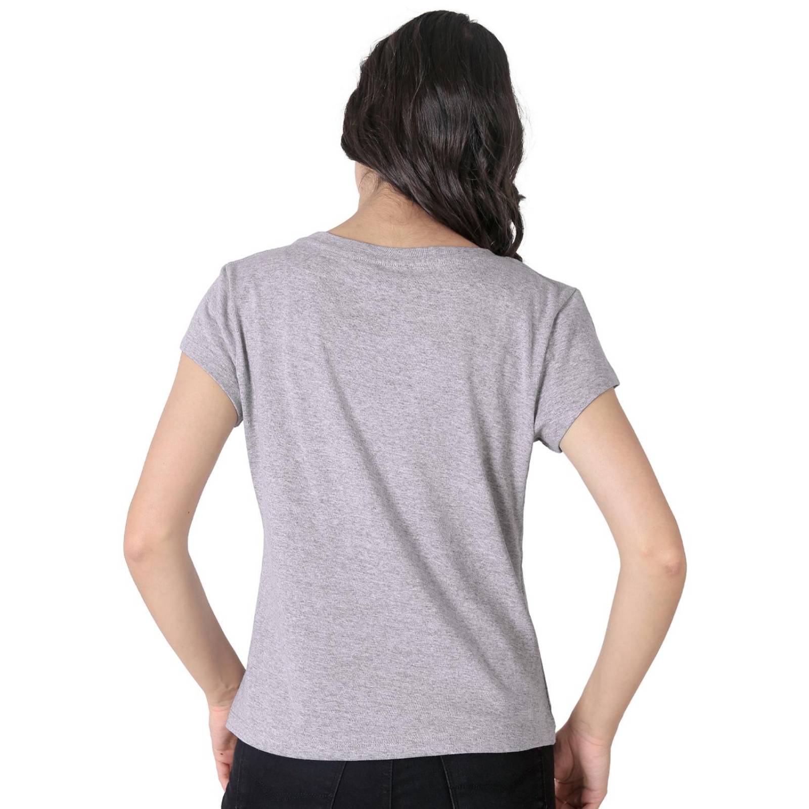 Playera Mujer Moda Camiseta Gris Friends 58204807 .