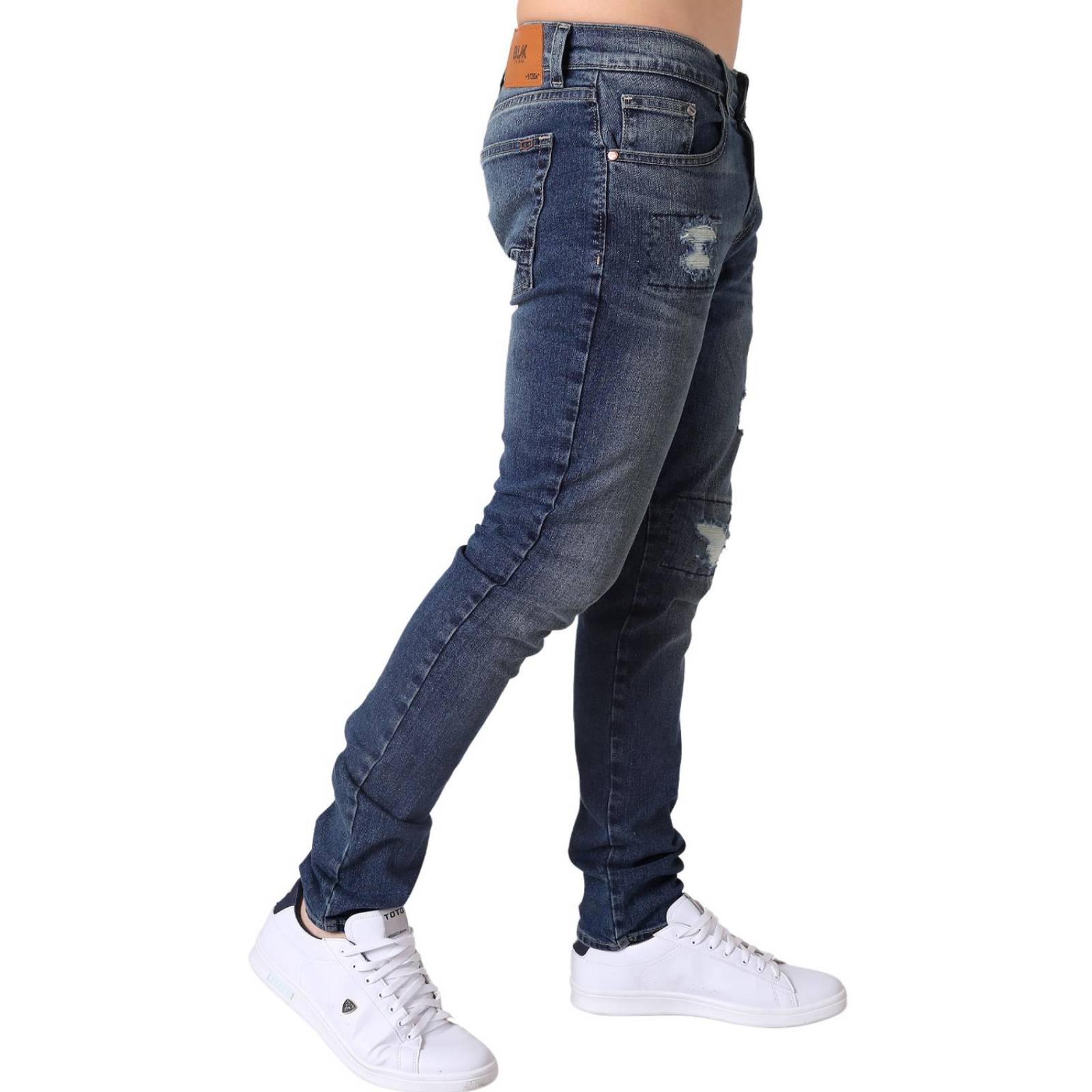 Jeans Hombre Moda Slim Azul Oggi 59104814 