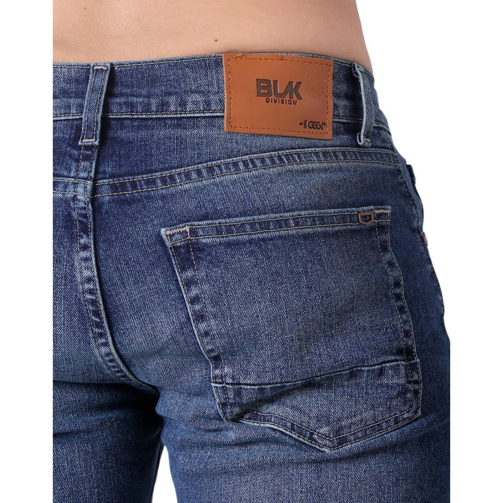 Jeans Hombre Moda Slim Azul Oggi 59104814 