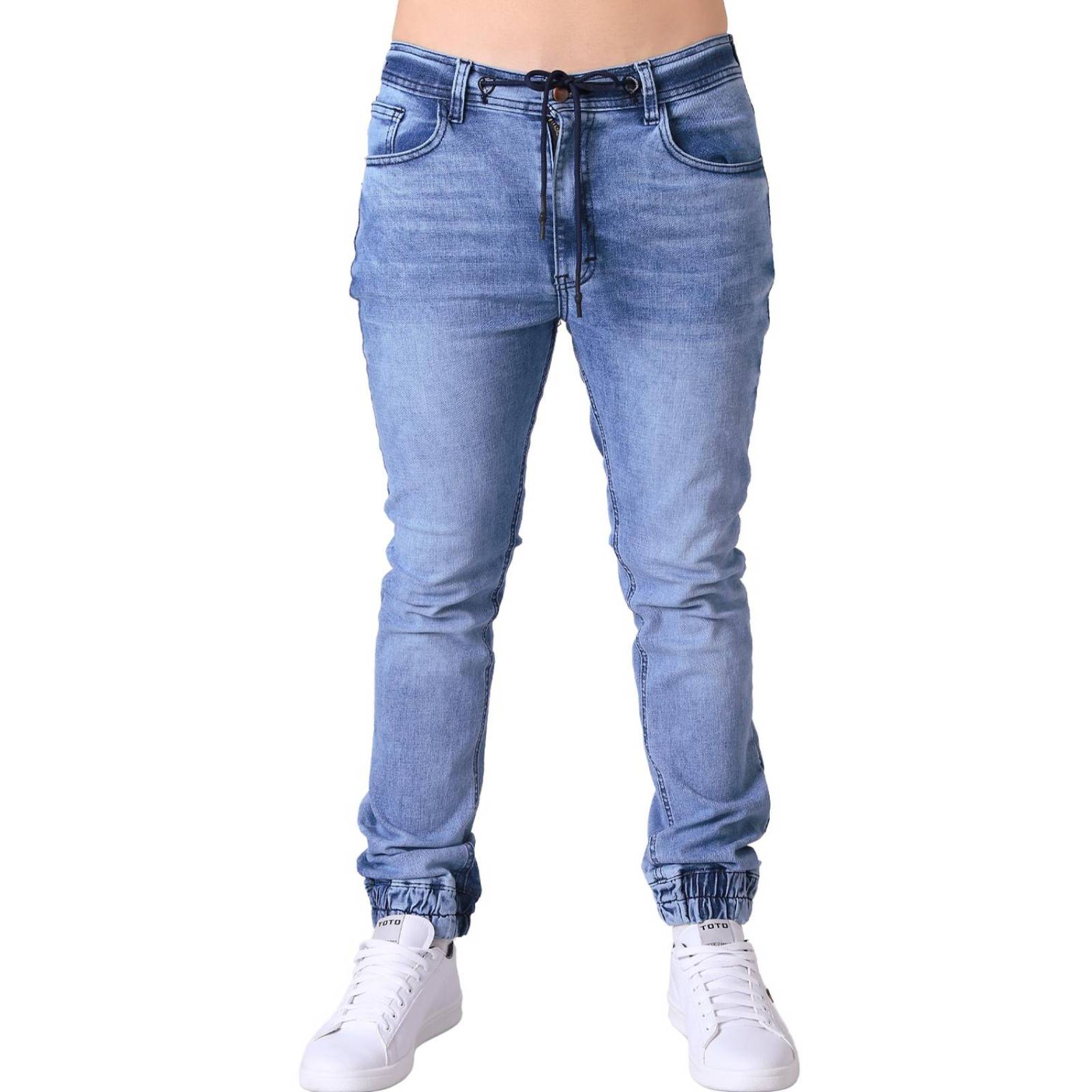 Jeans Hombre Moda Jogger Azul Stfashion 63104800 .