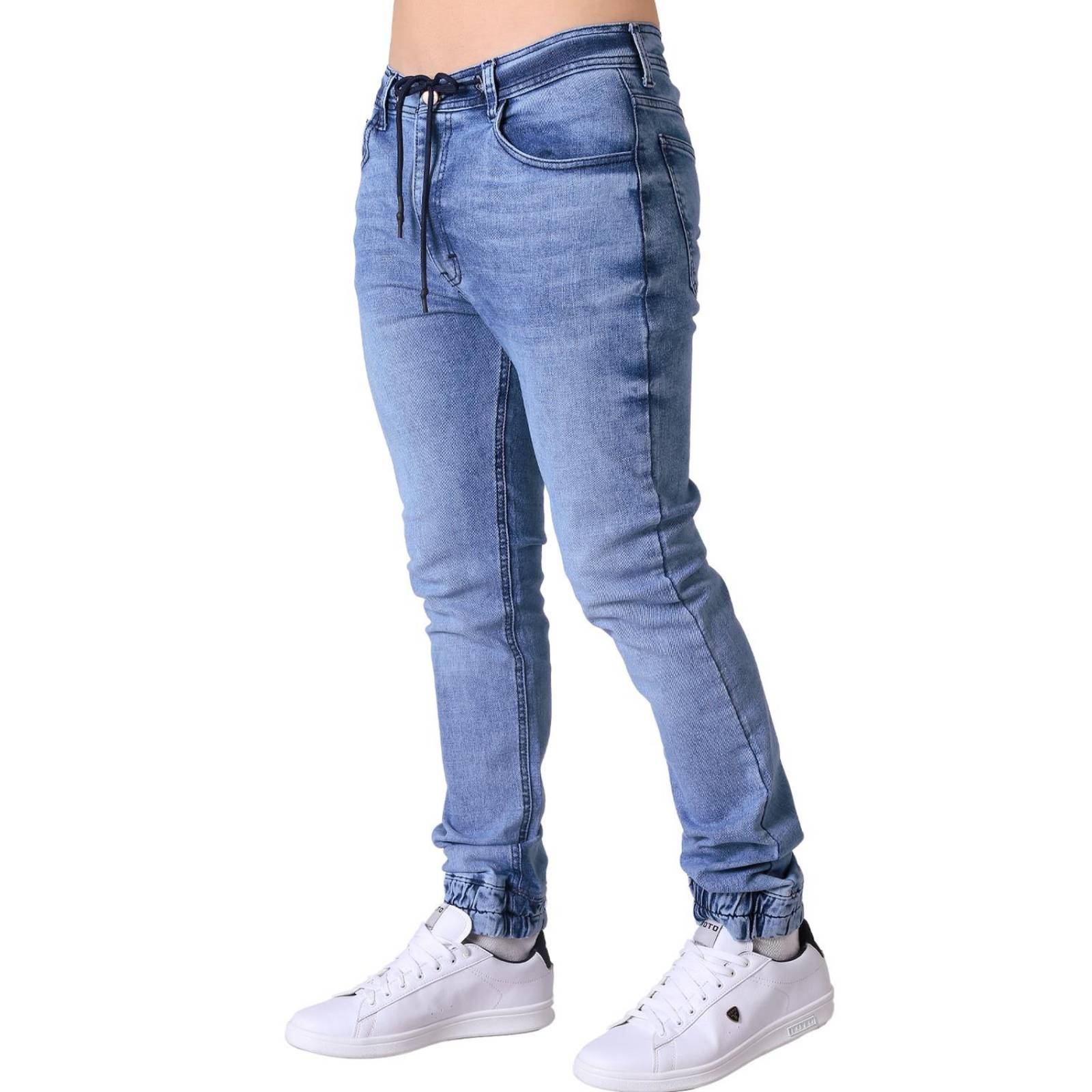 Jeans Hombre Moda Jogger Azul Stfashion 63104800 .