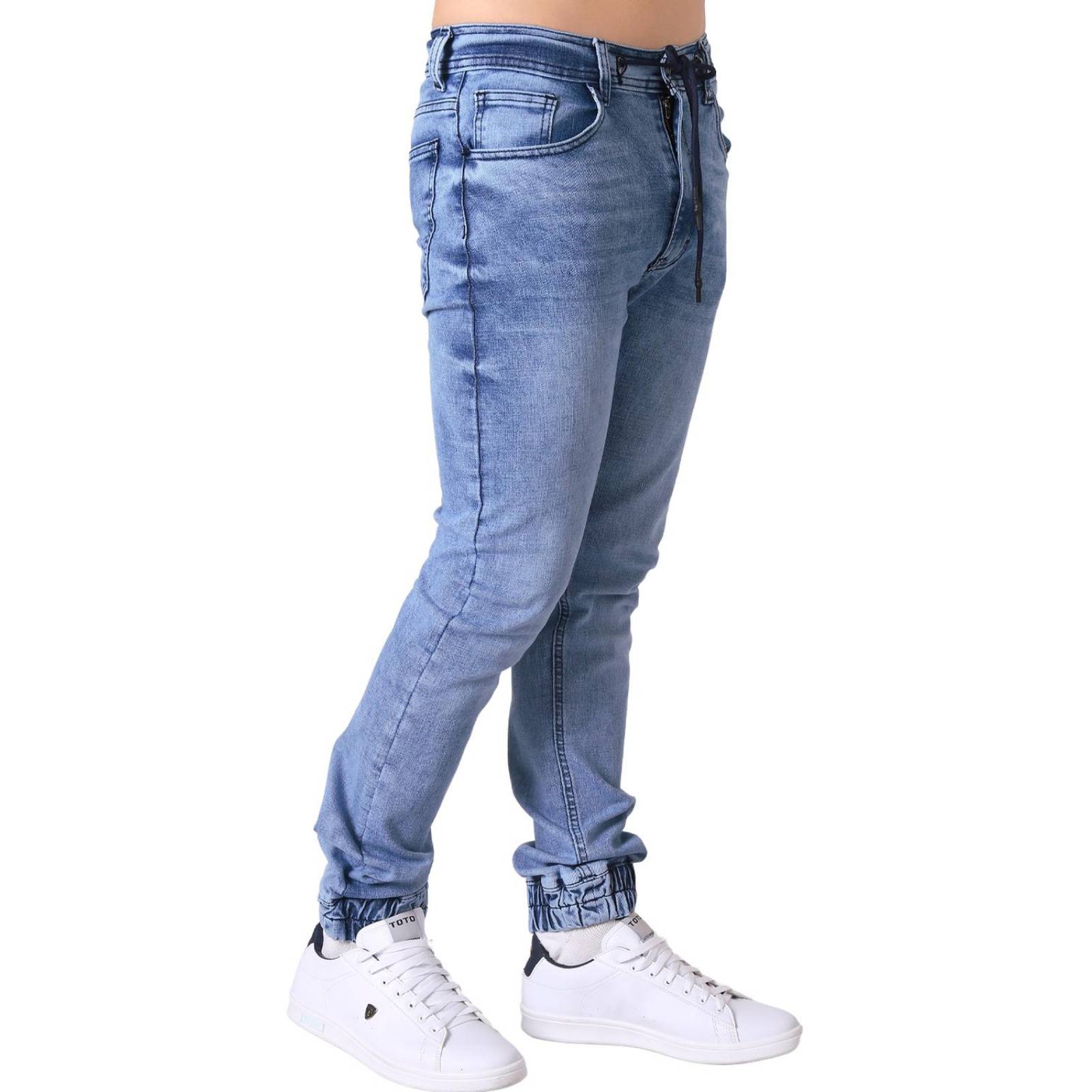 Jeans Hombre Moda Jogger Azul Stfashion 63104800 .