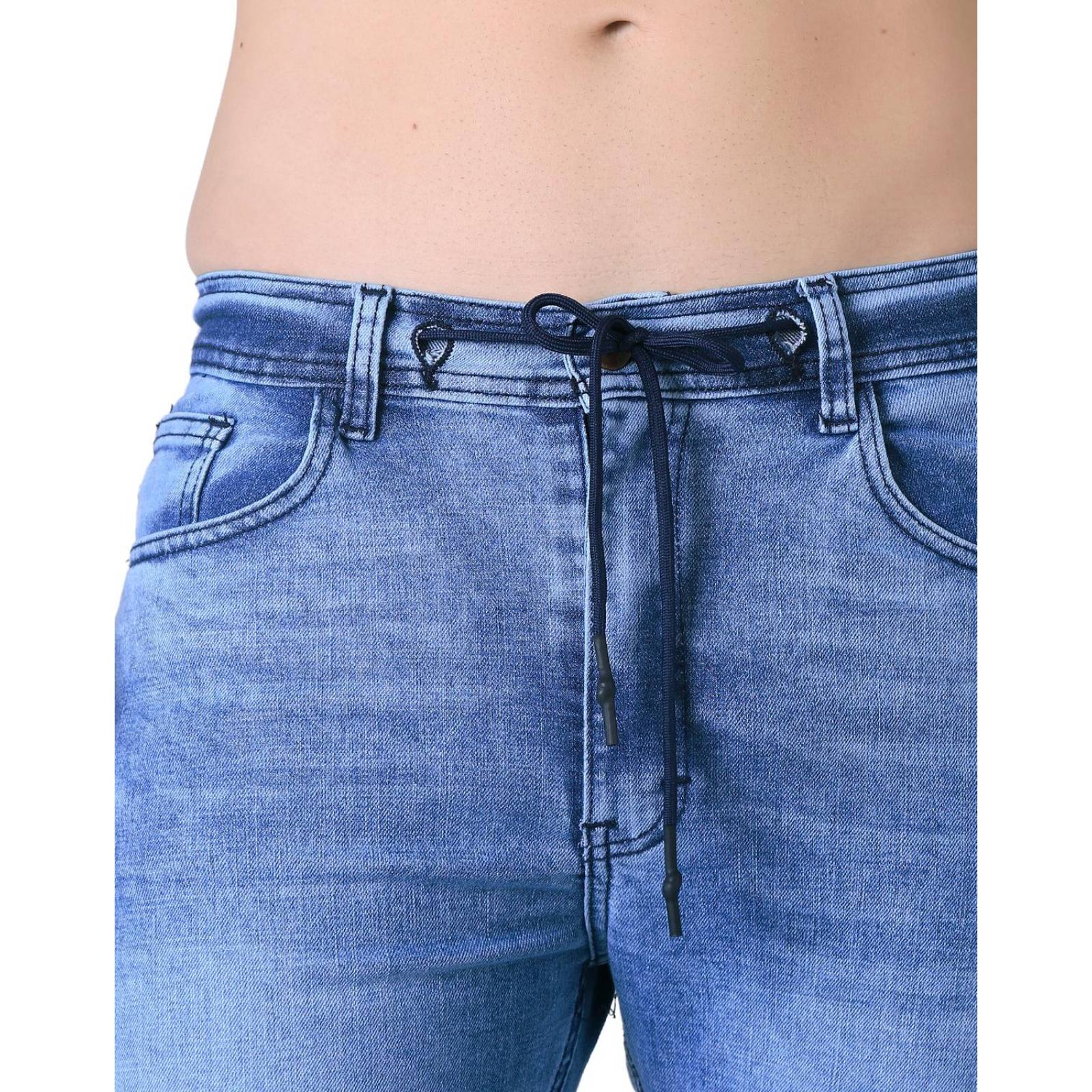 Jeans Hombre Moda Jogger Azul Stfashion 63104800 .