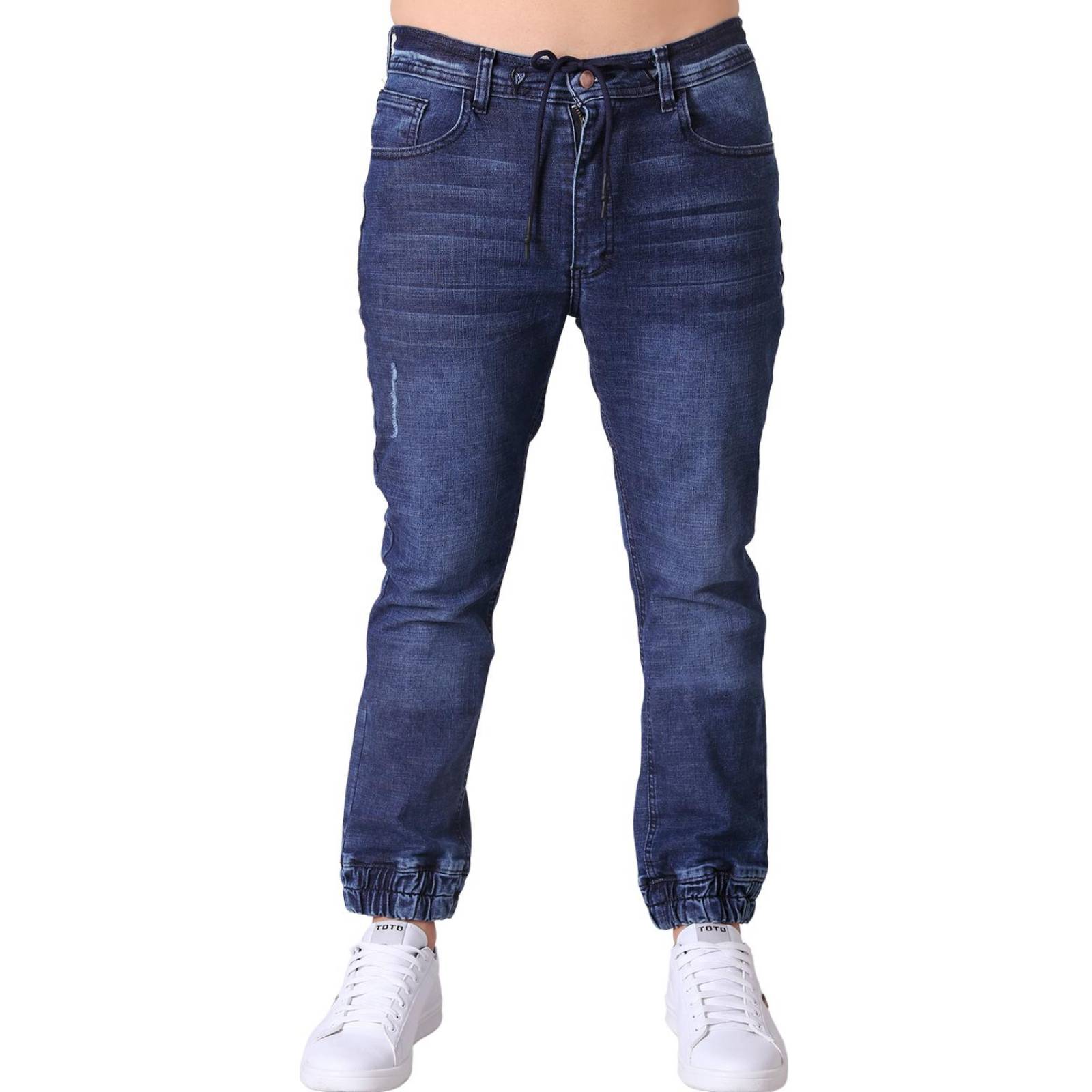 Jeans Hombre Moda Jogger Azul Stfashion 63104801 .