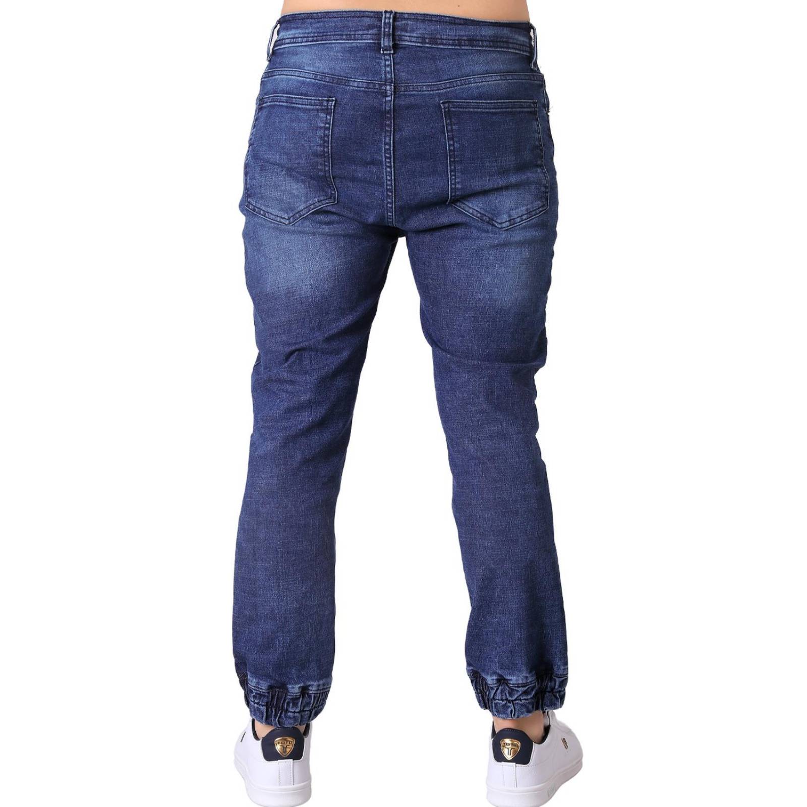 Jeans Hombre Moda Jogger Azul Stfashion 63104801 .
