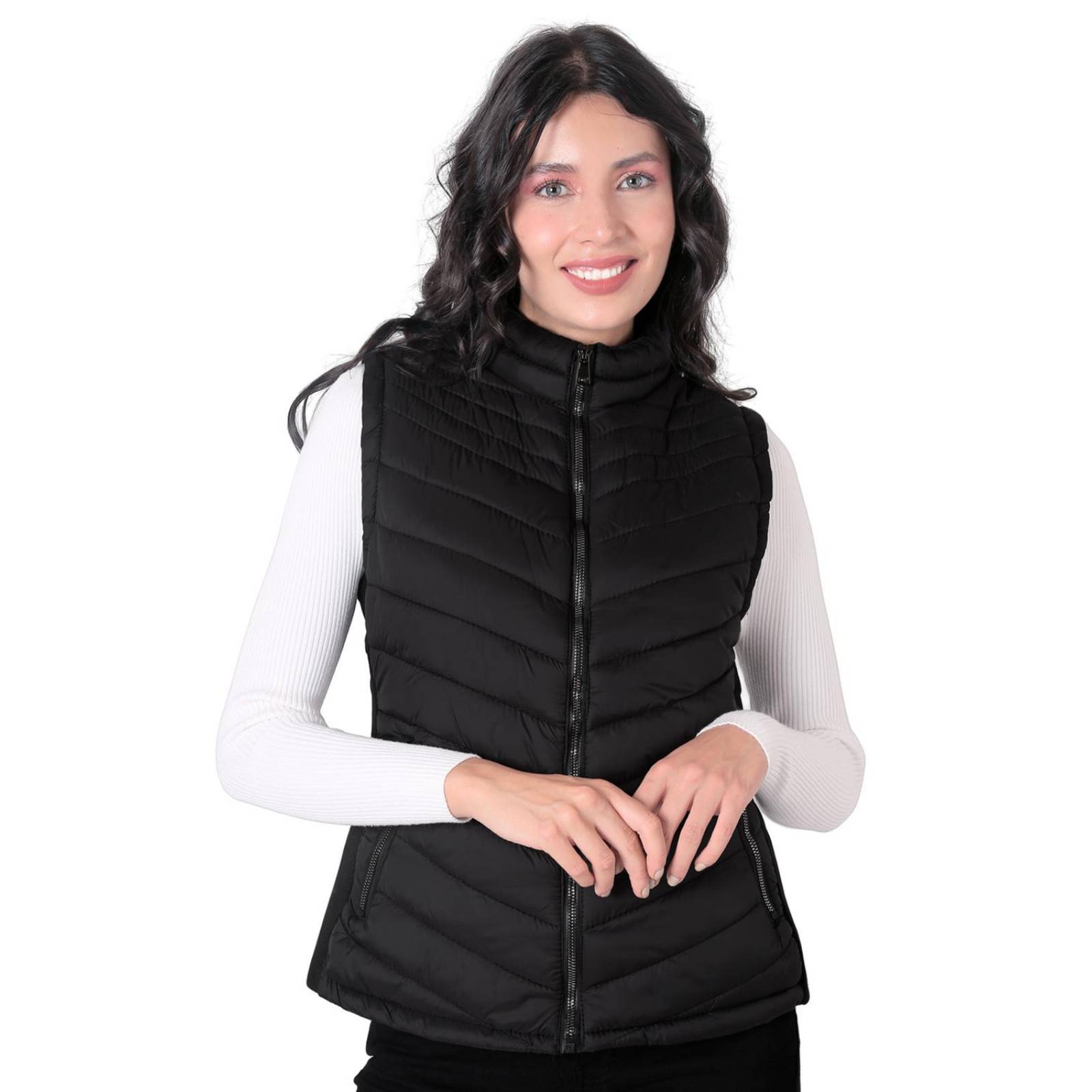 Chaleco Invernal Mujer Negro Giovanni Gali 50704924