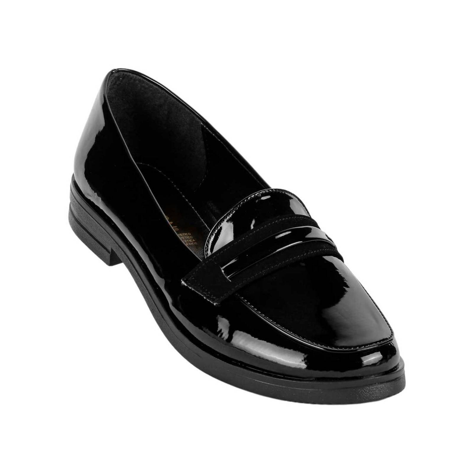 Zapato Mujer Mocasín Vestir Negro Stfashion 00303909 