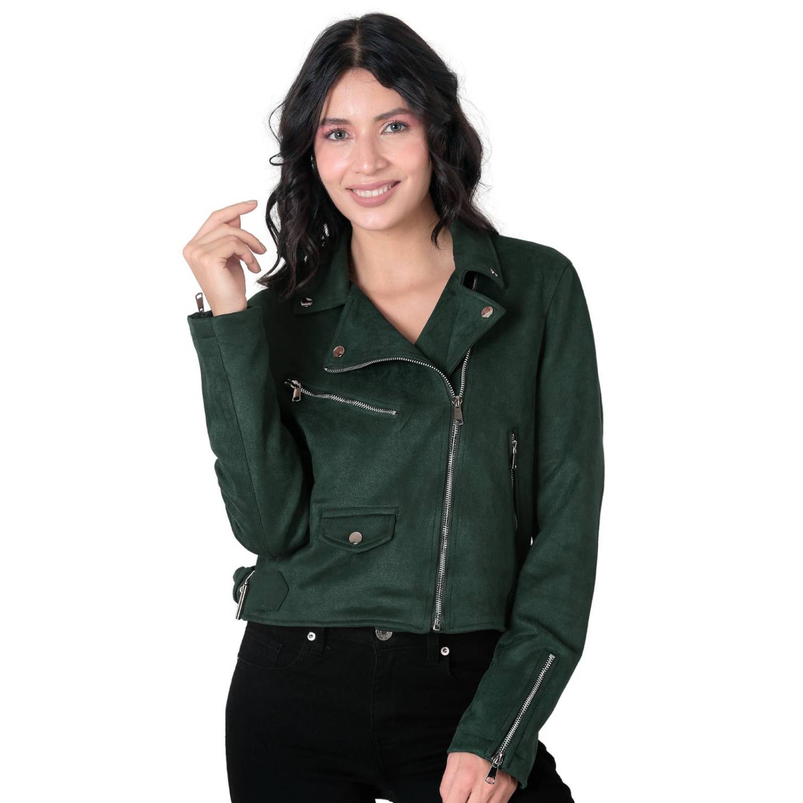 Chamarras Verde Para Mujer