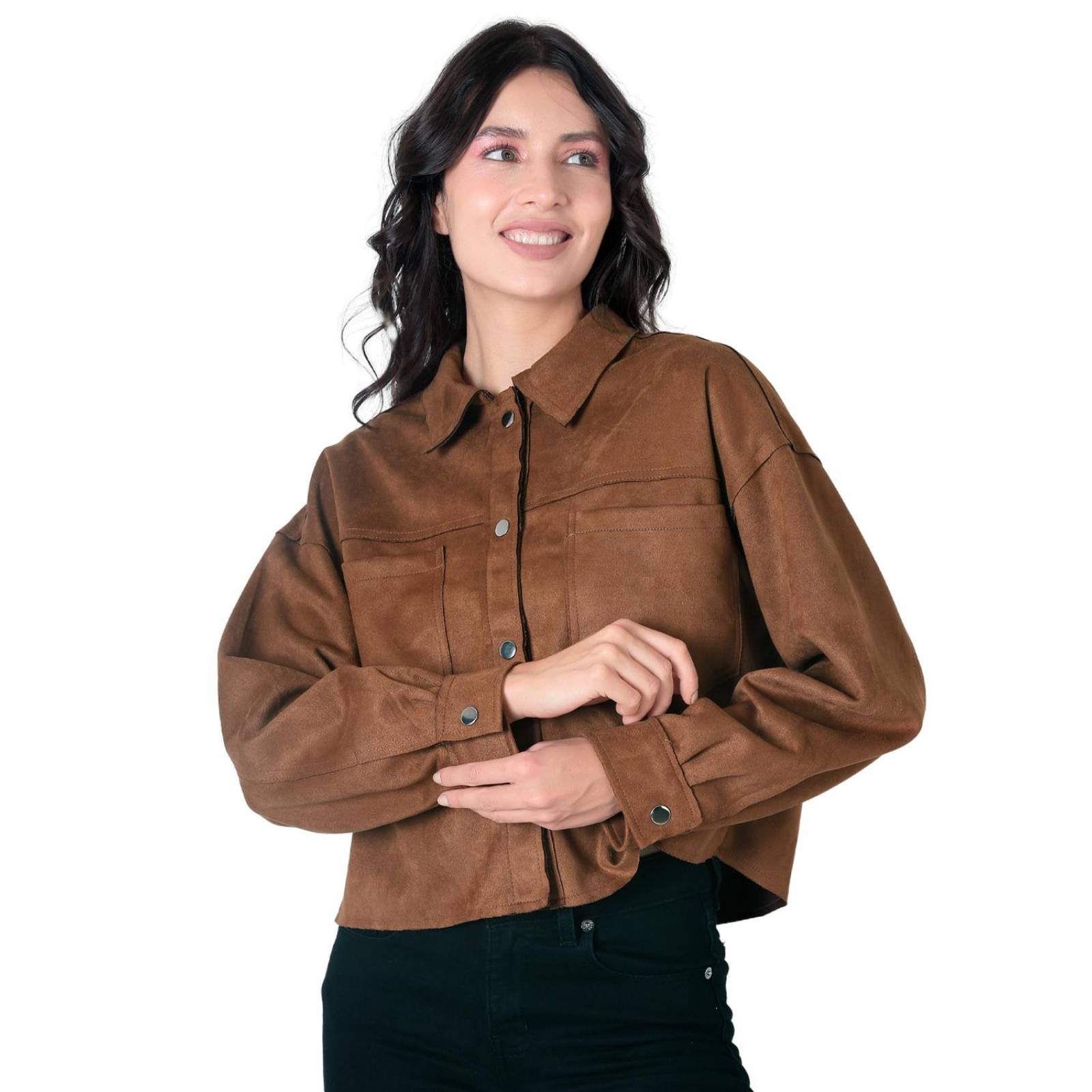 Chamarra Mujer Café Stfashion 54404830 .