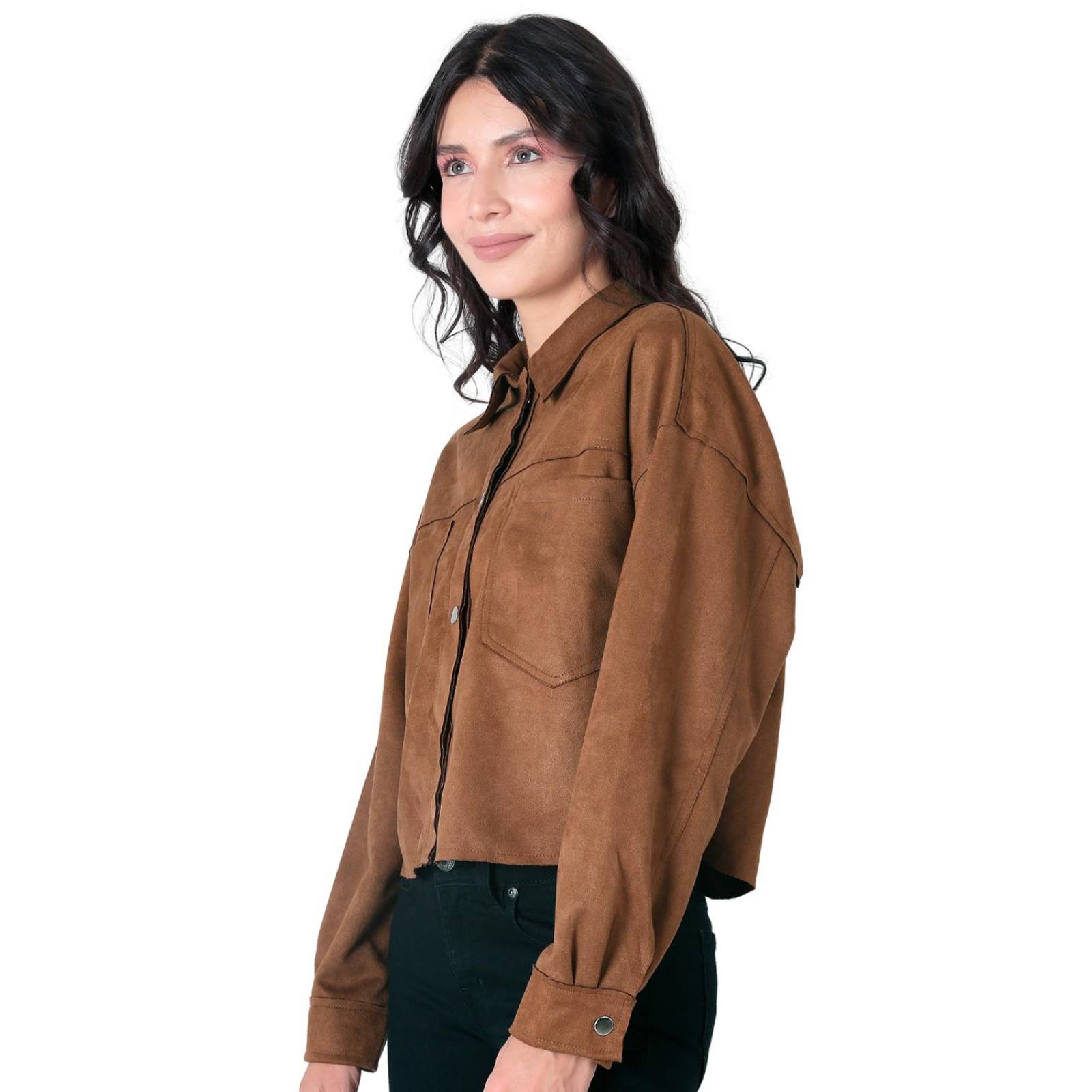 Chamarra Mujer Café Stfashion 54404830 .