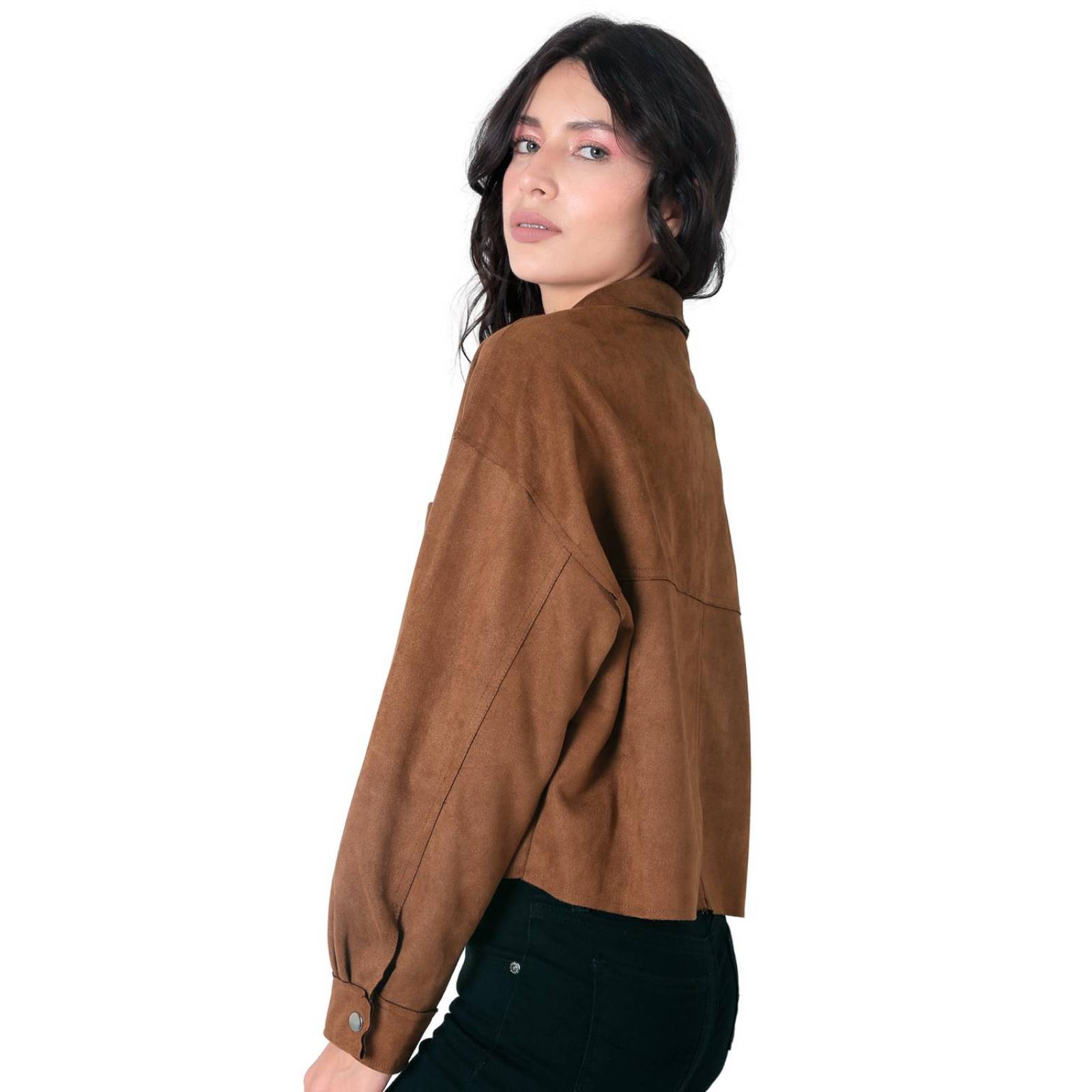 Chamarra Mujer Café Stfashion 54404830 .