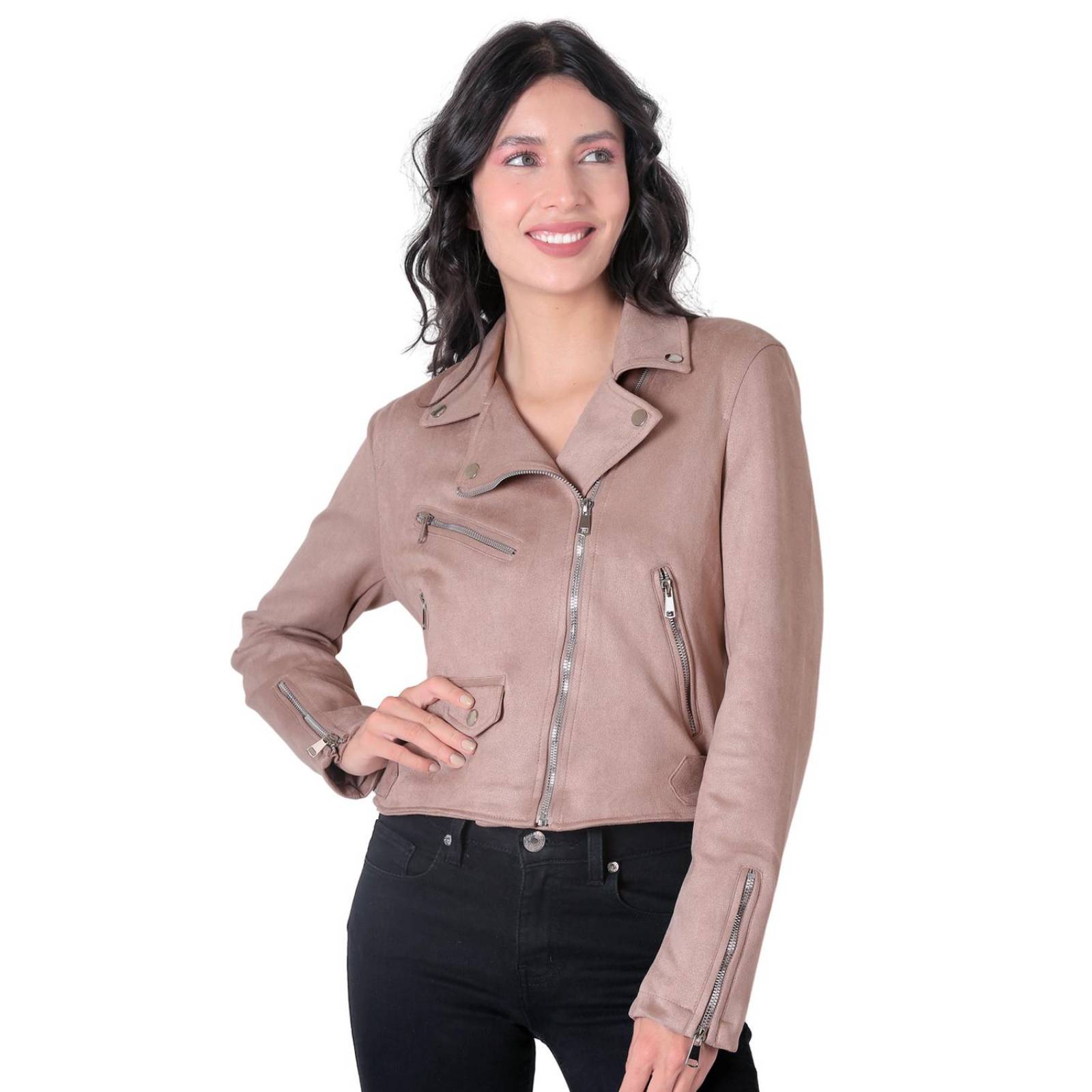 Chamarra Mujer Beige Stfashion 54404835