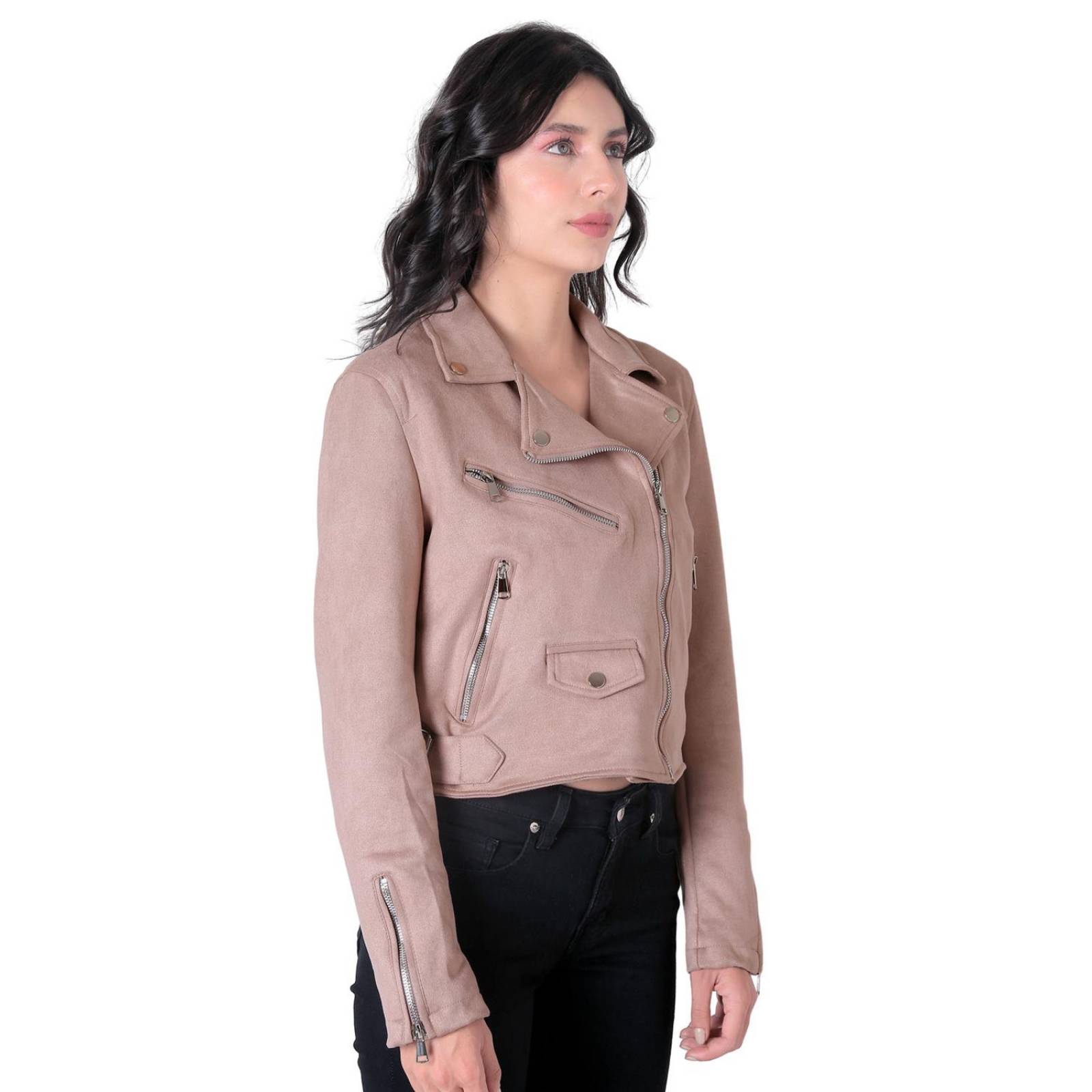 Chamarra Mujer Beige Stfashion 54404835