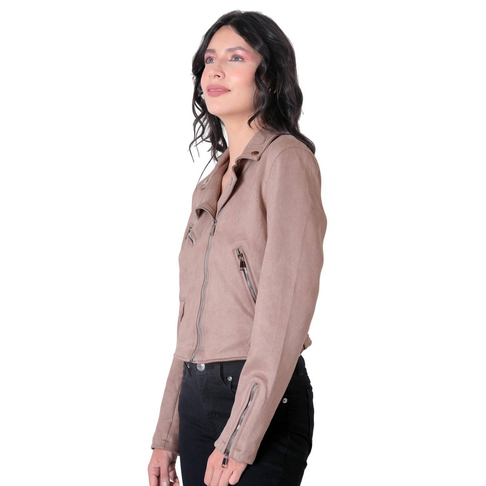 Chamarra Mujer Beige Stfashion 54404835