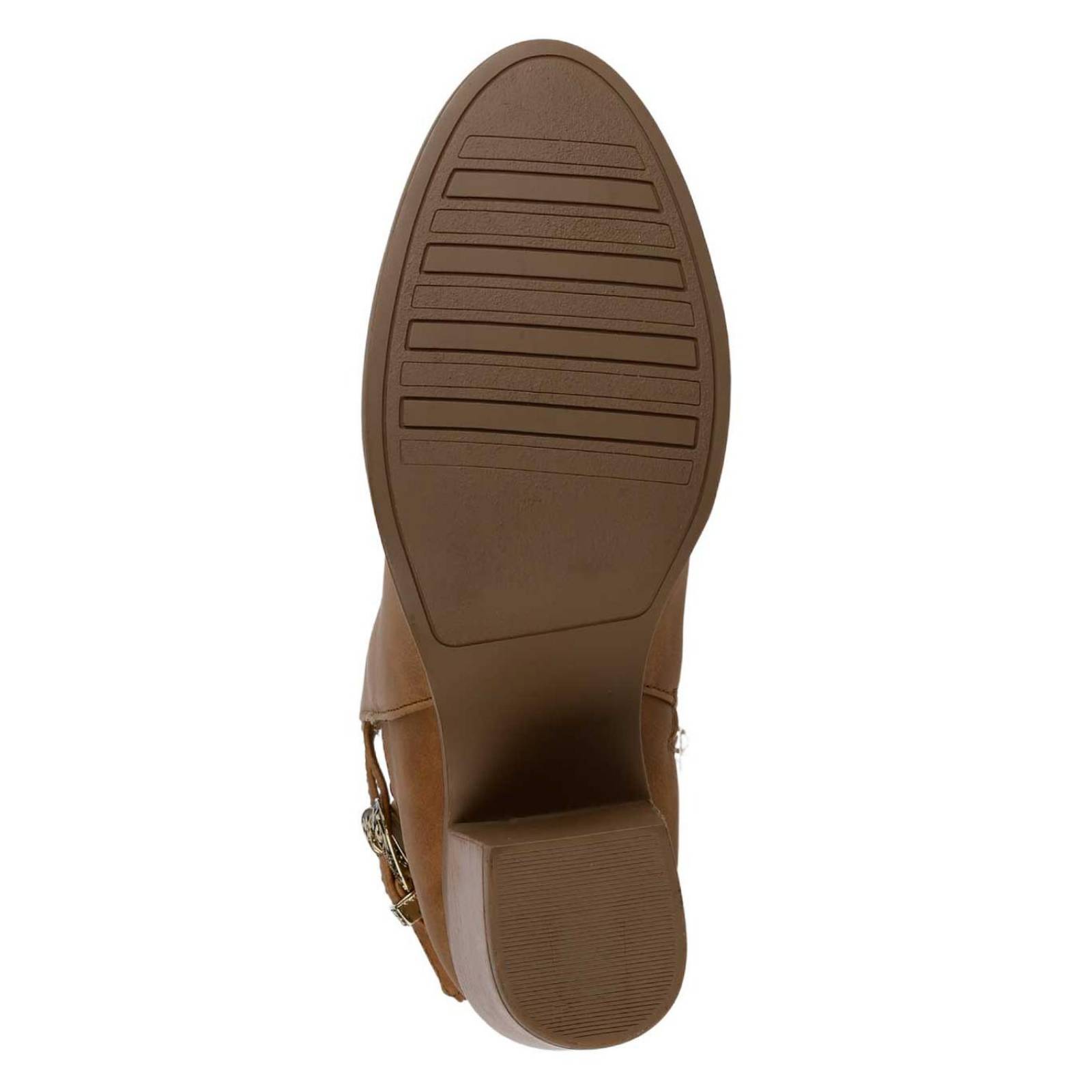 Botin Casual Mujer Café Tacto Piel Capa De Ozono 06003920 