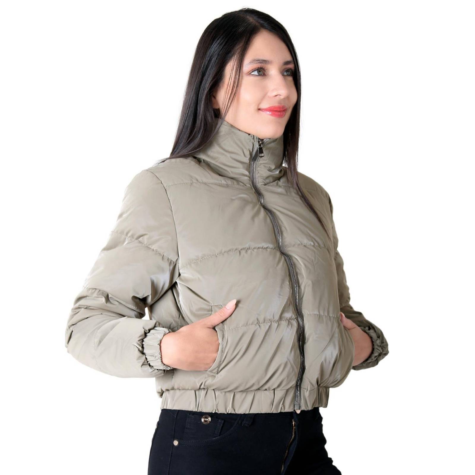 Cazadora Mujer Chamarra Cazadora Roosevelt Chamarra Mujer Verde