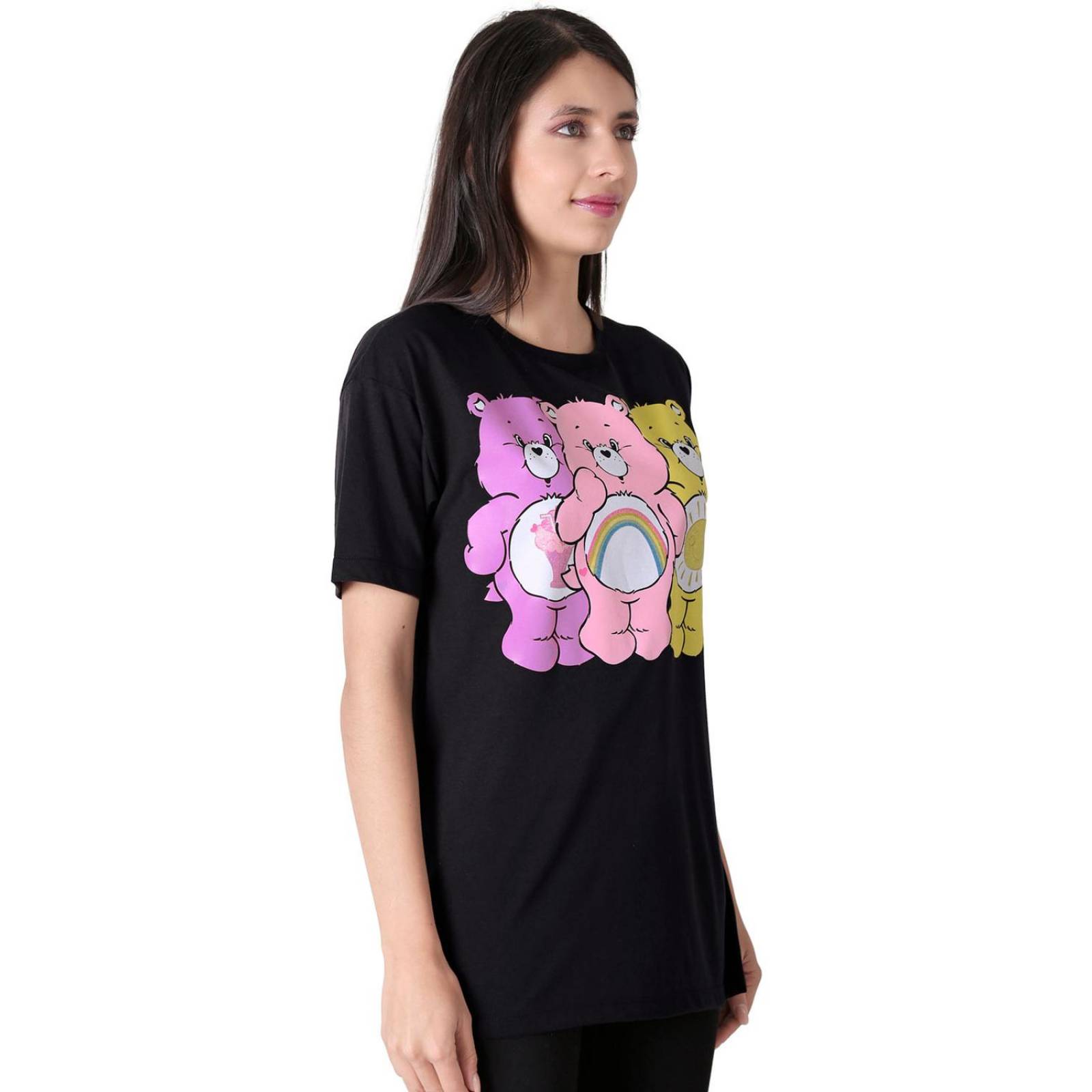 Playera Moda Camiseta Mujer Negro Ositos Cariñositos 58204859 