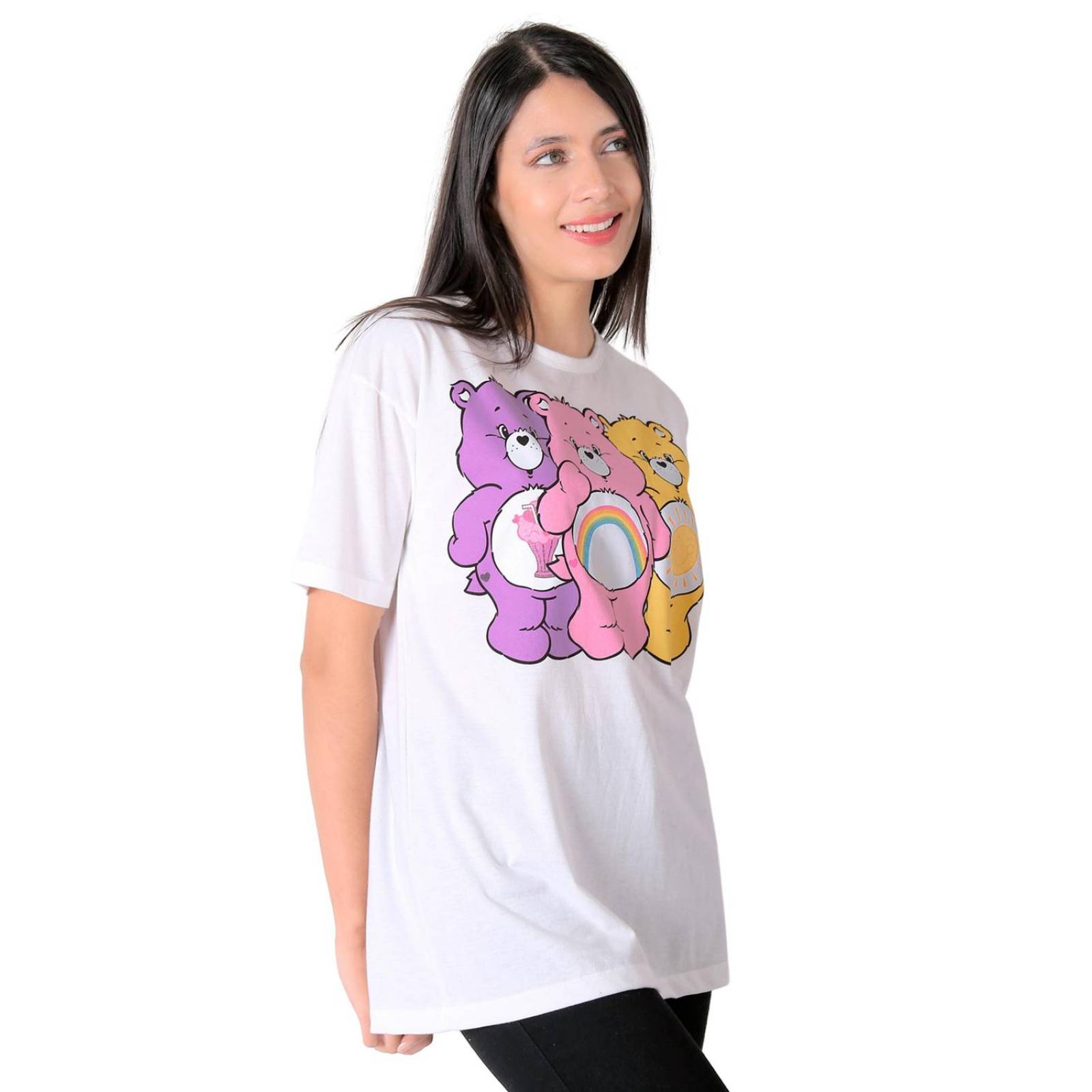 Playera Moda Camiseta Mujer Crema Ositos Cariñositos 58204858 