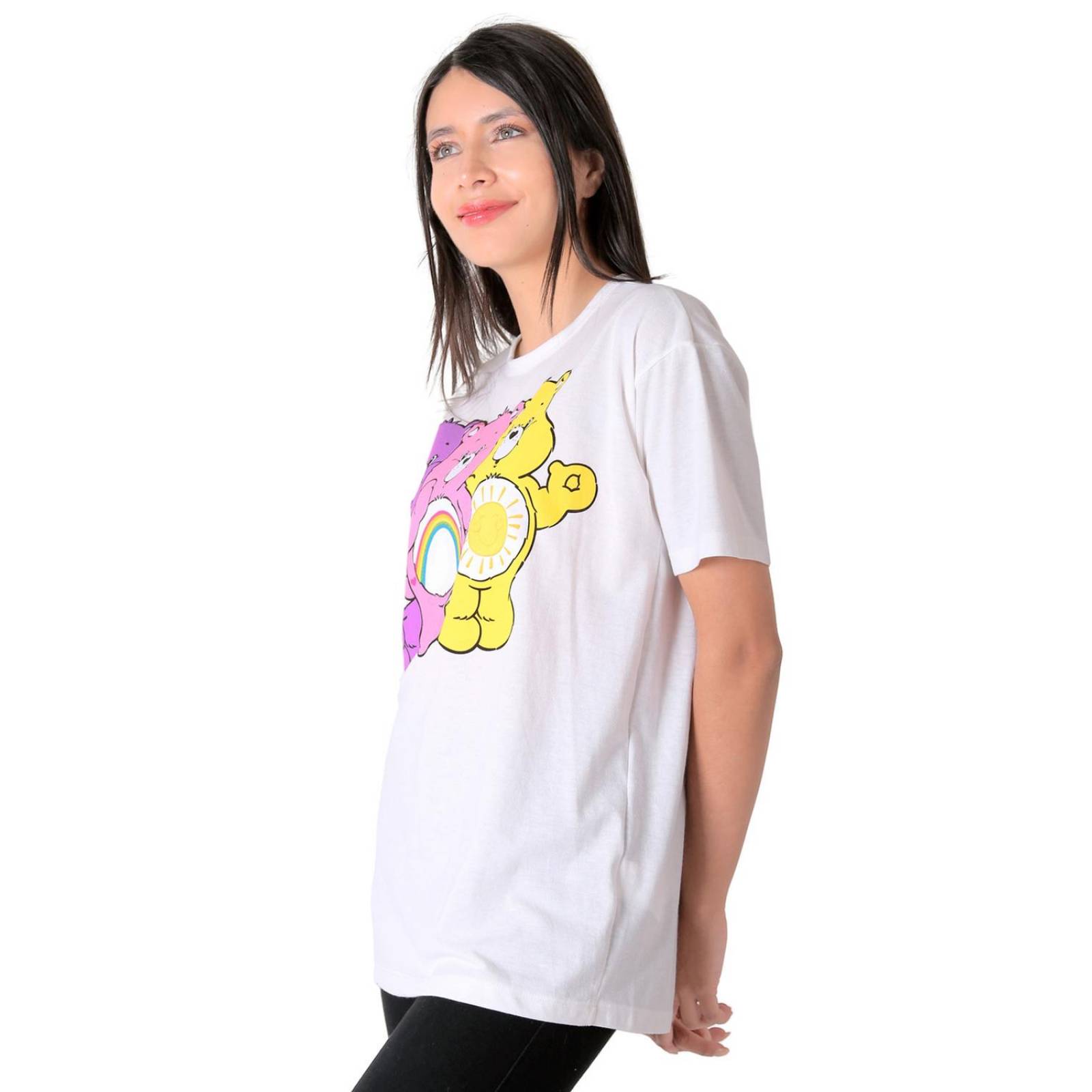 Playera Moda Camiseta Mujer Crema Ositos Cariñositos 58204858 