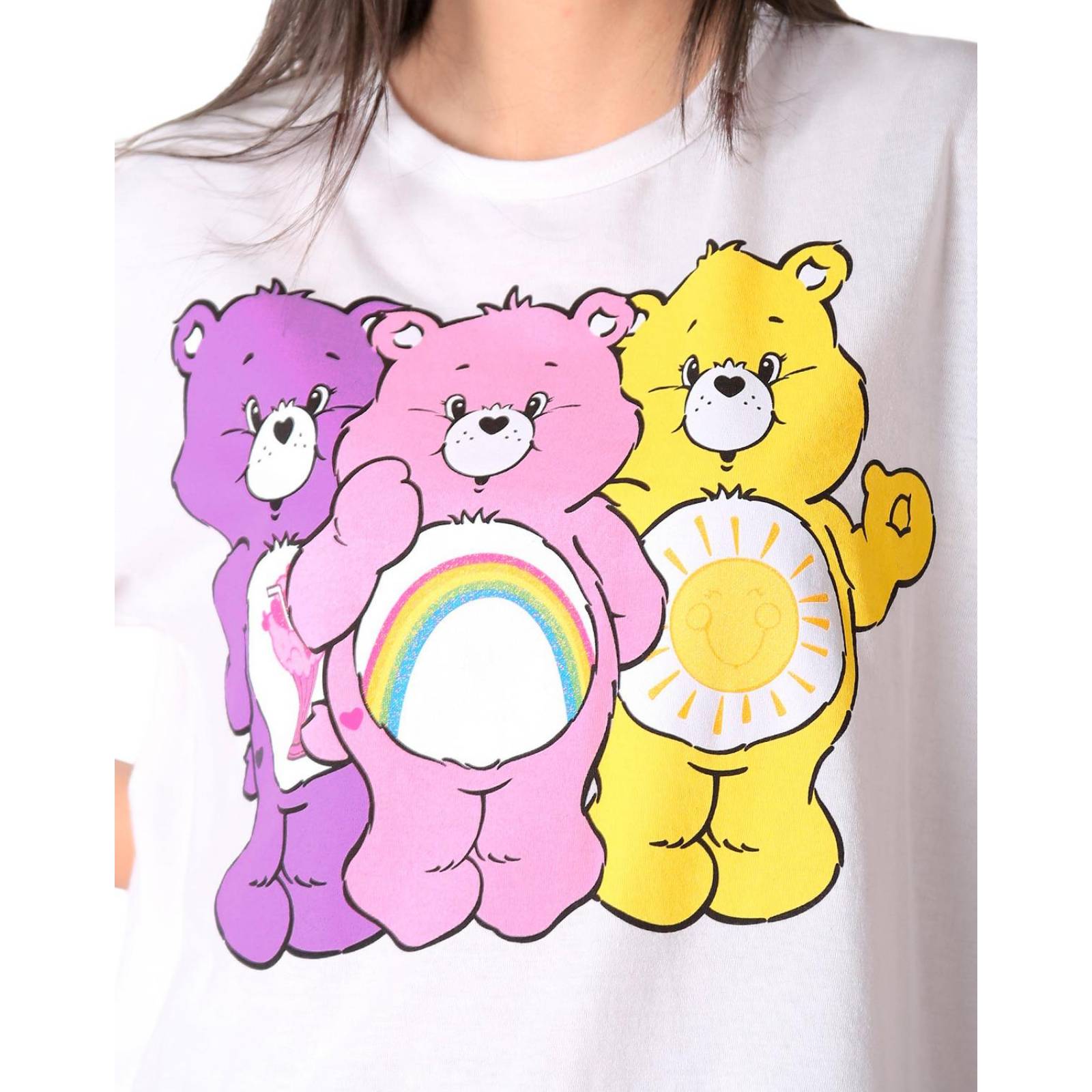 Playera Moda Camiseta Mujer Crema Ositos Cariñositos 58204858 