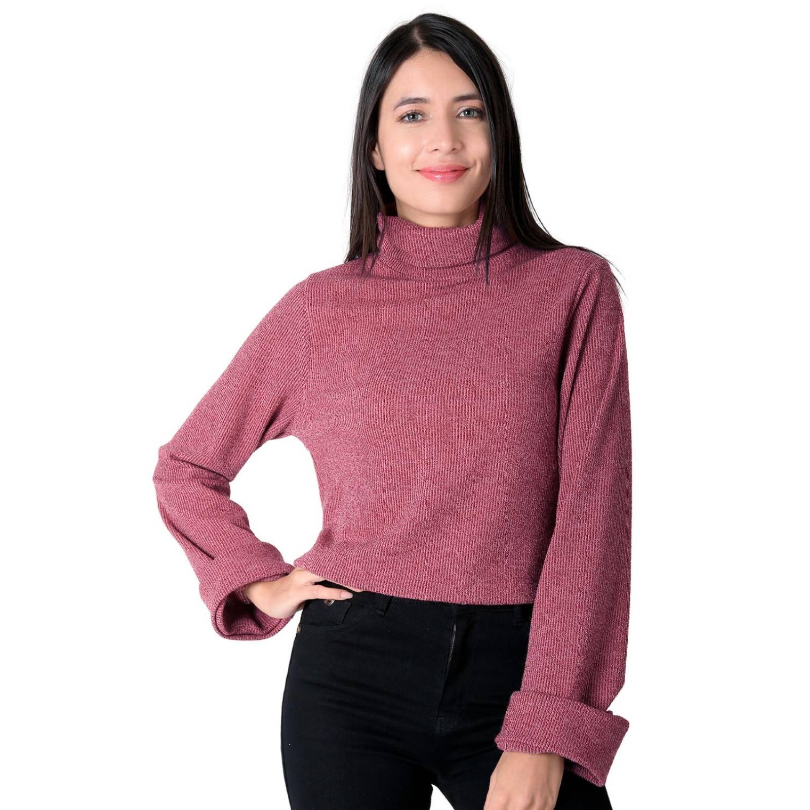 Sweater Mujer Rosa Stfashion 79304816 .