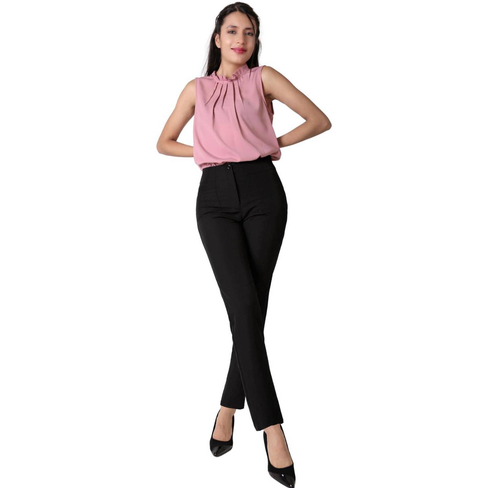 Pantalón Mujer Vestir Skinny Negro Stfashion 79304810 .