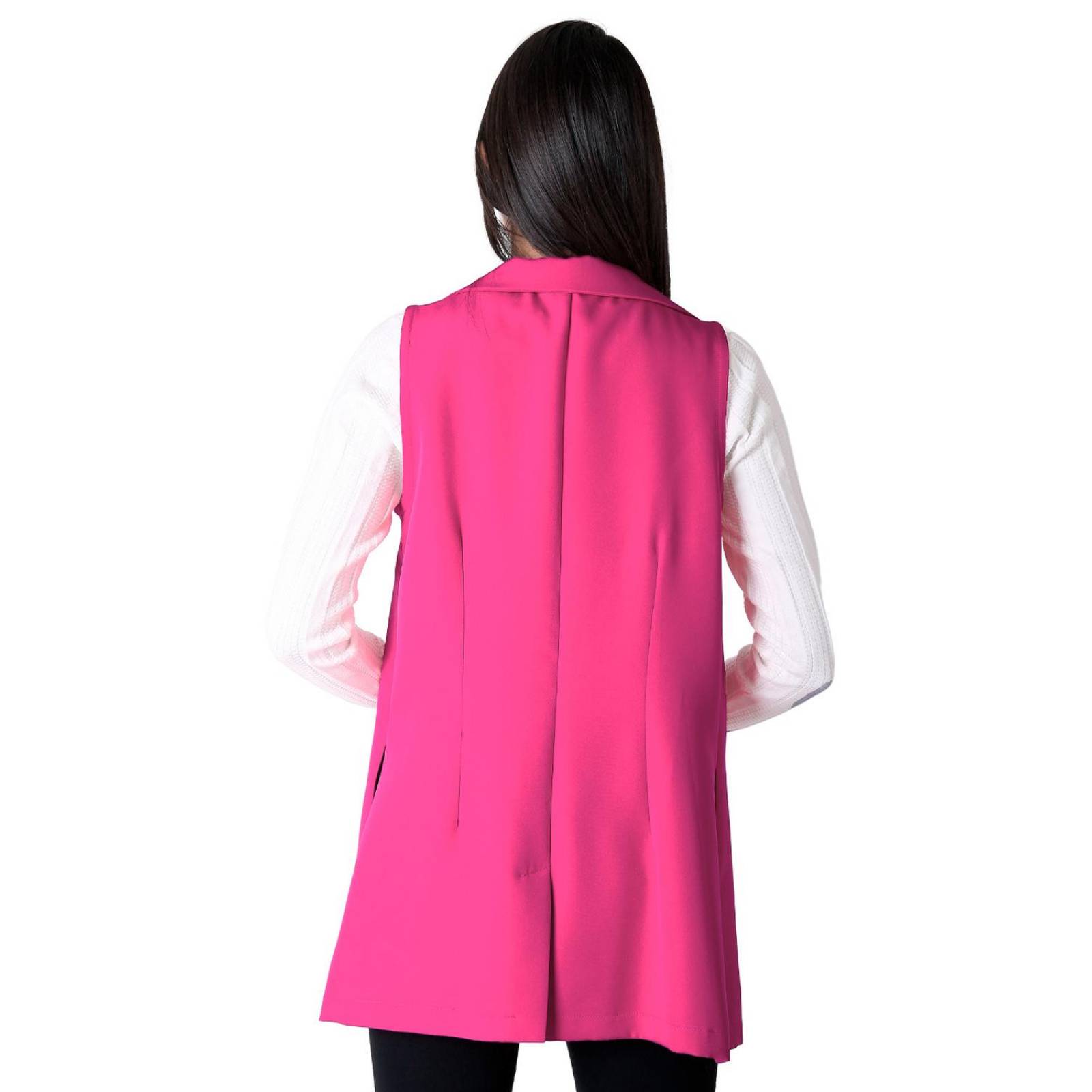 Chaleco Mujer Casual Rosa Stfashion 79304807 .