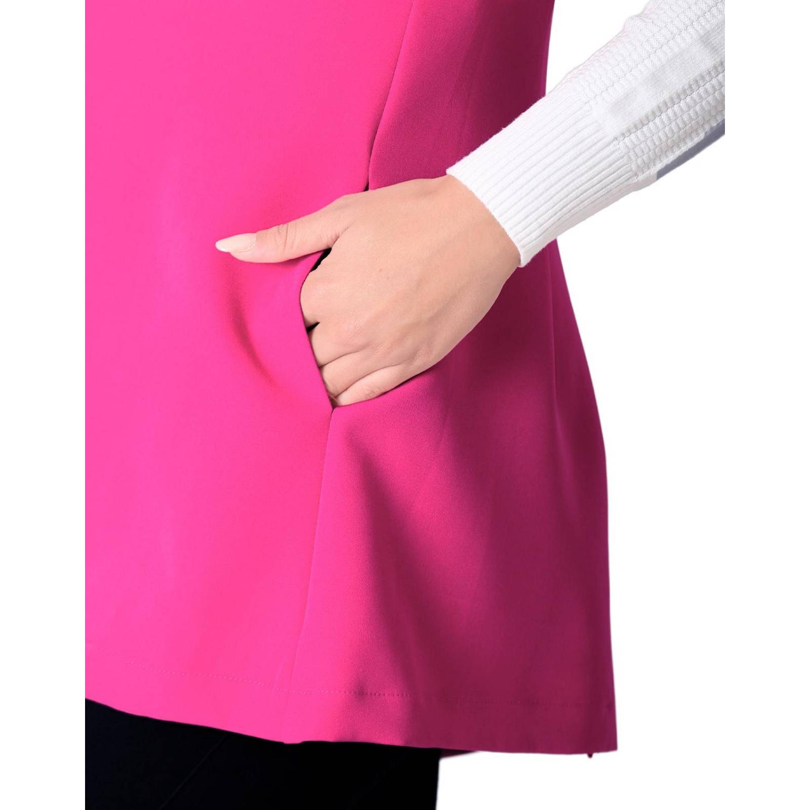 Chaleco Mujer Casual Rosa Stfashion 79304807 .