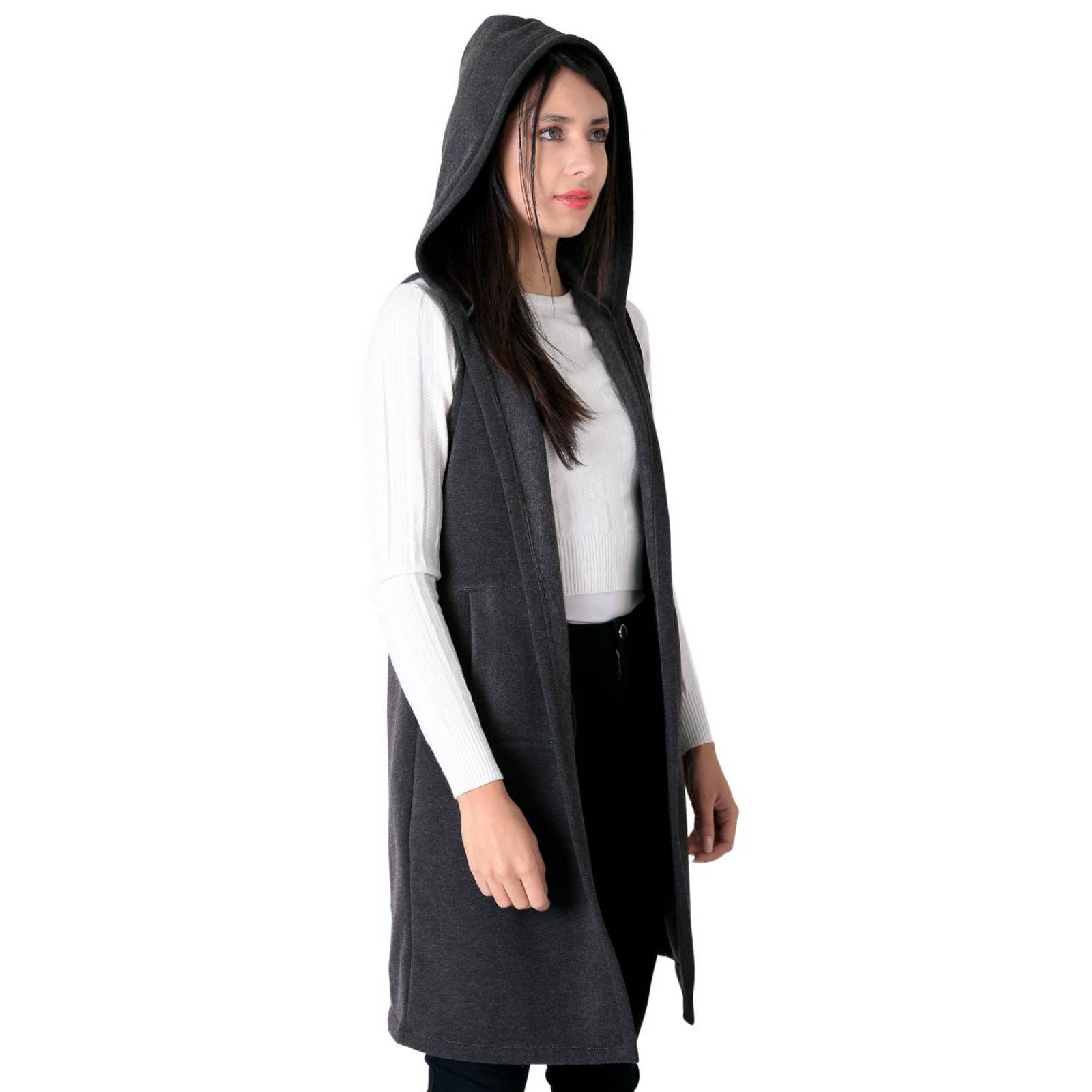 Chaleco Mujer Invernal Gris Stfashion 79304842 .