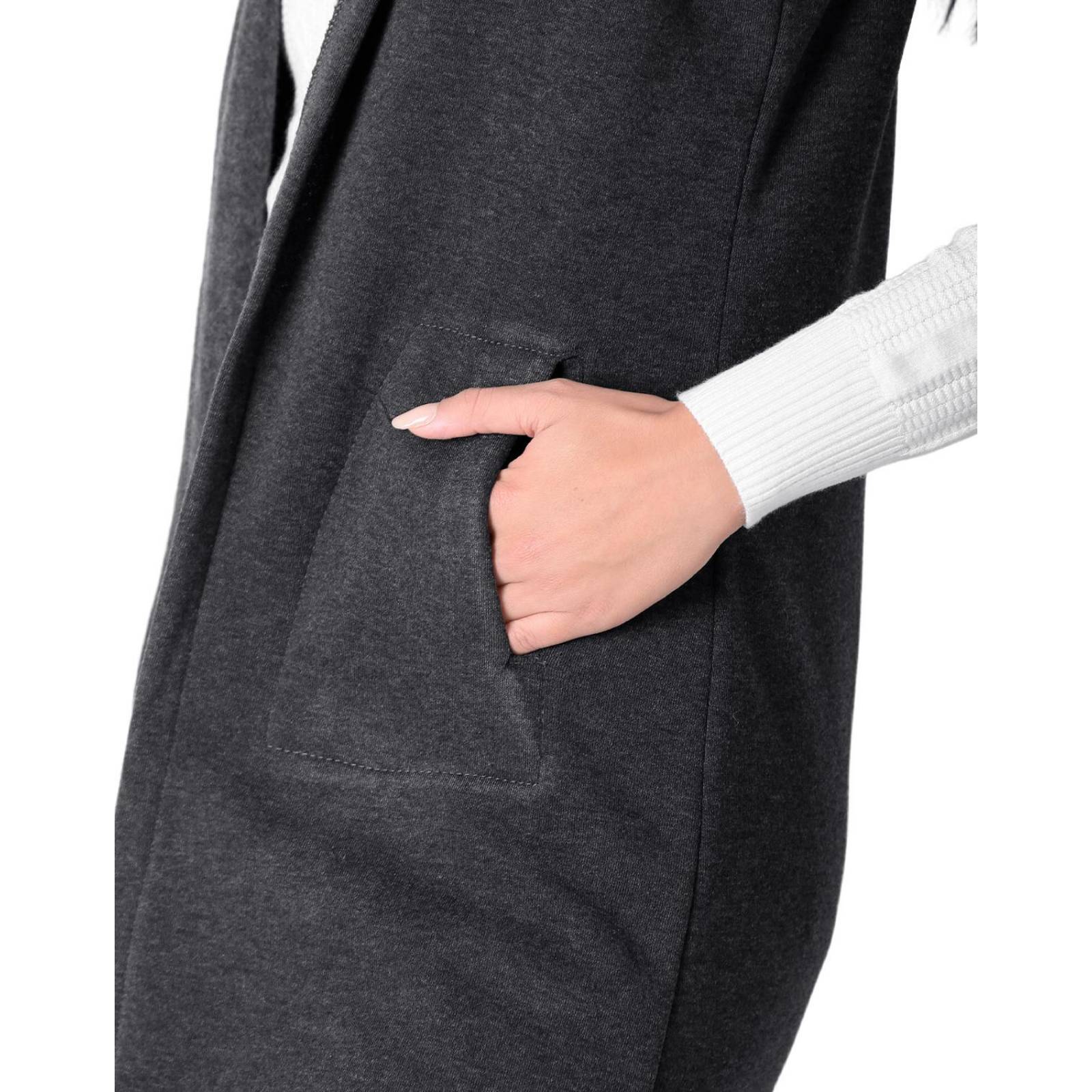 Chaleco Mujer Invernal Gris Stfashion 79304842 .