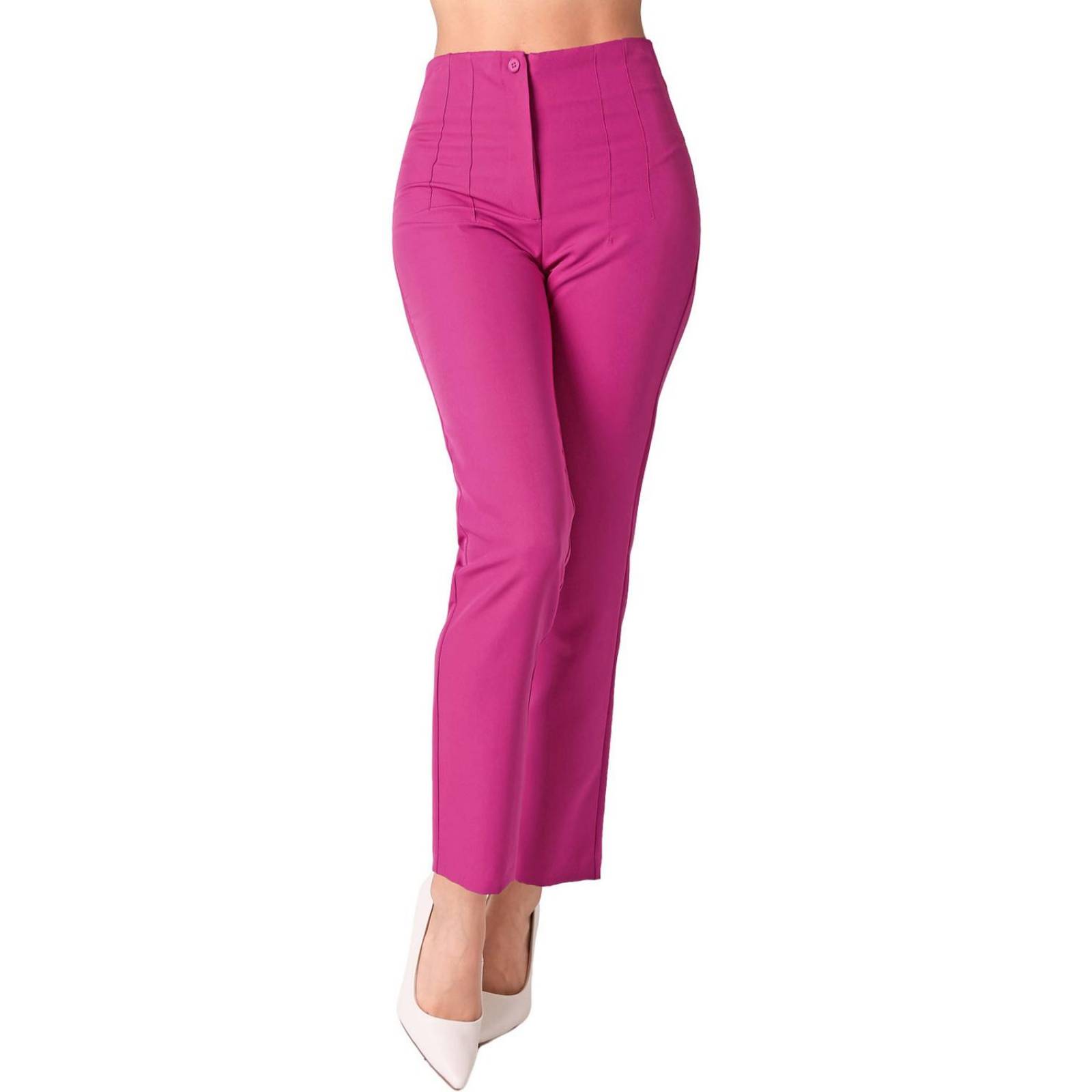 Pantalón Mujer Vestir Skinny Rosa Stfashion 79304811 .