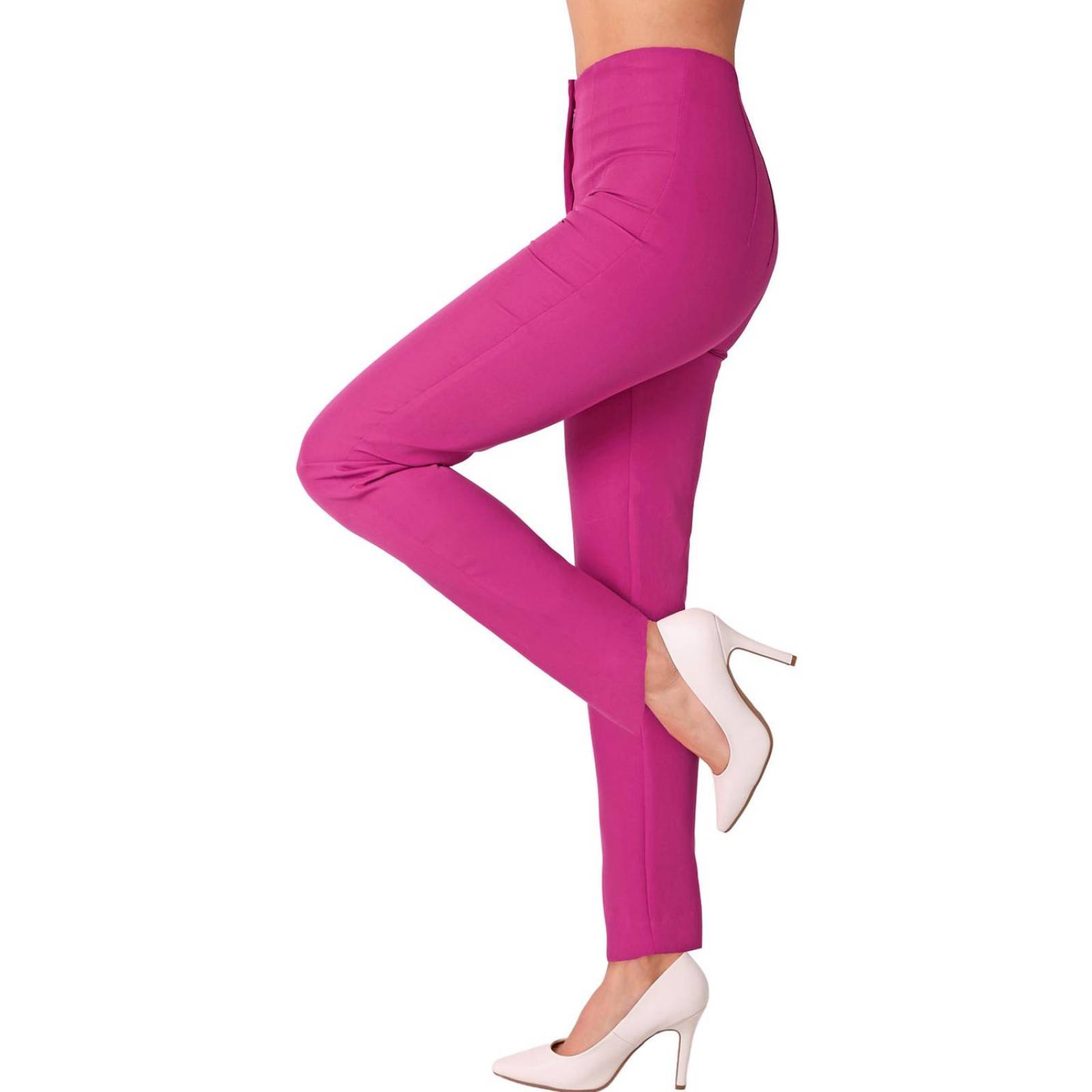 Pantalón Mujer Vestir Skinny Rosa Stfashion 79304811 .