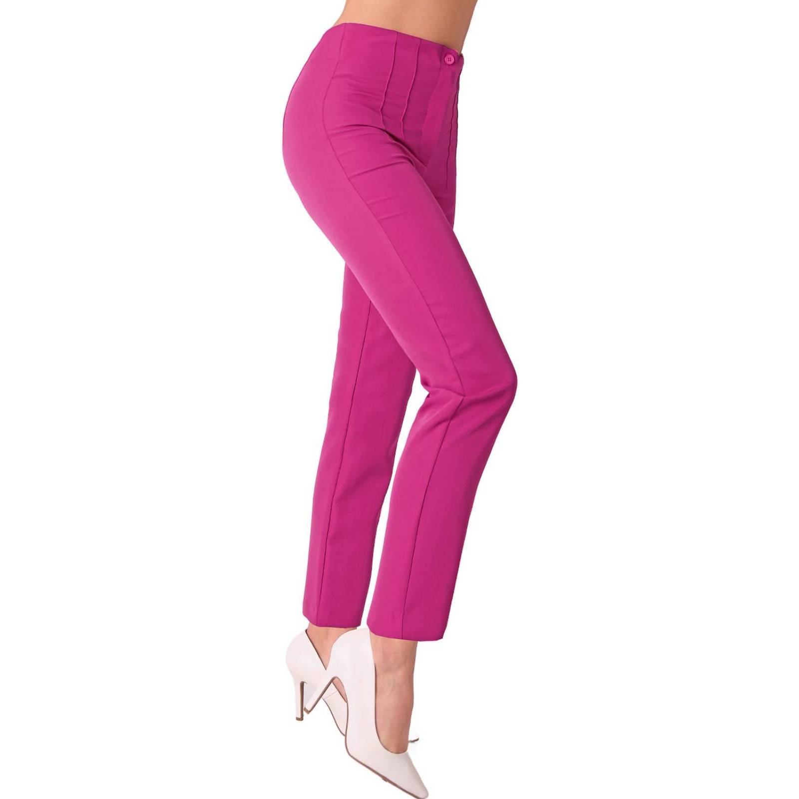 Pantalón Mujer Vestir Skinny Rosa Stfashion 79304811 .