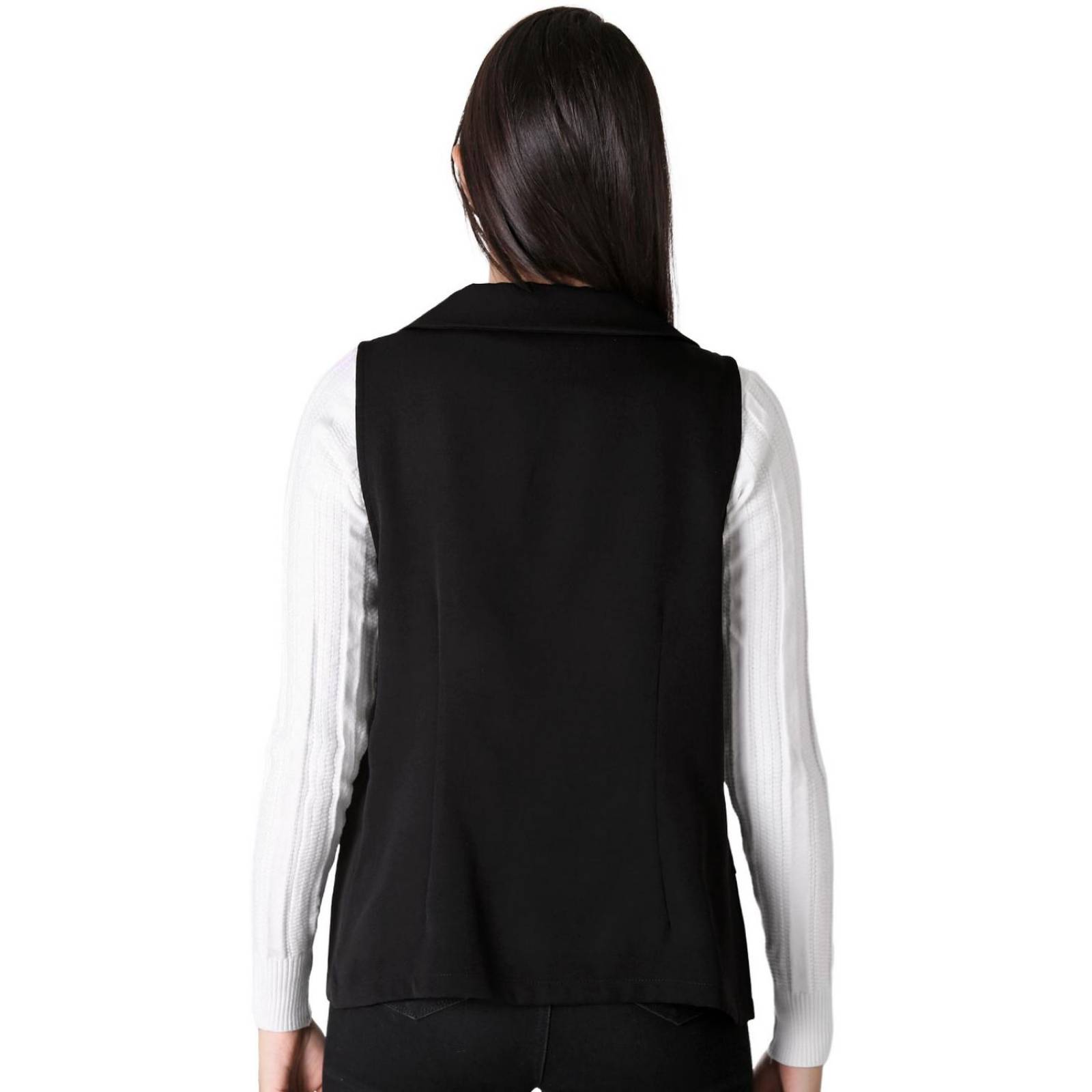 Chaleco Mujer Casual Negro Stfashion 79304646 .