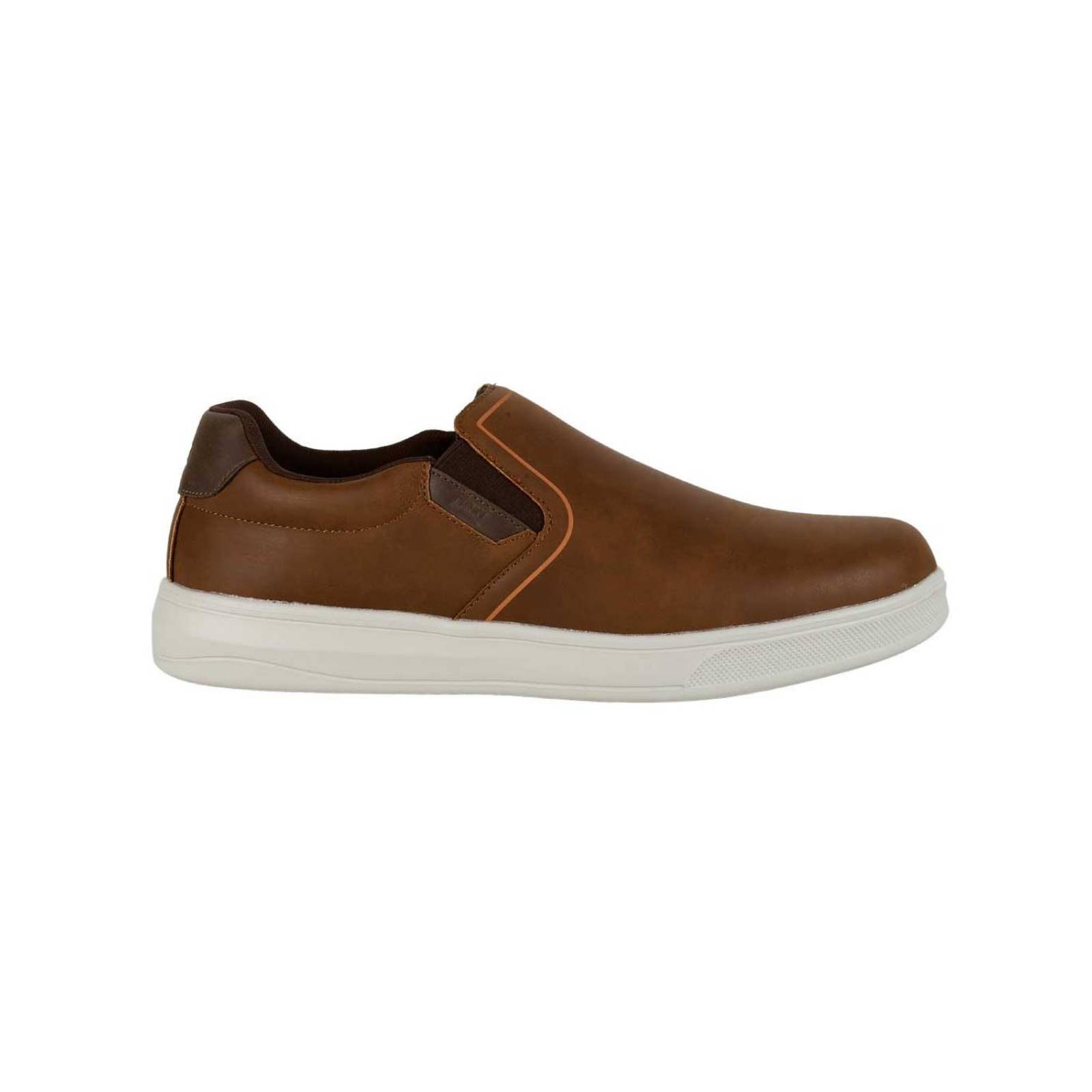 Tenis Hombre Casual Mocasín Café Piel Flexi 02503937 