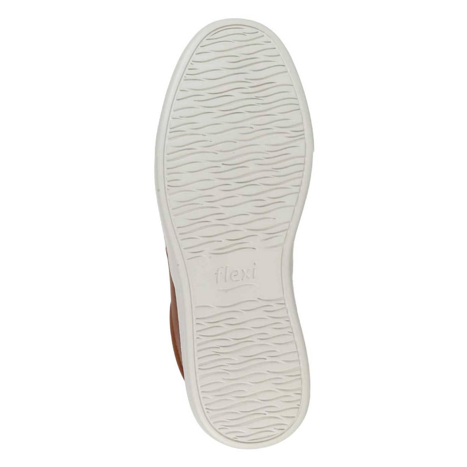 Tenis Hombre Casual Mocasín Café Piel Flexi 02503937 