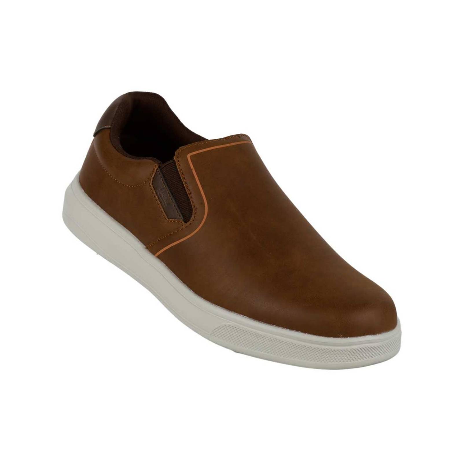 Tenis Hombre Casual Mocasín Café Piel Flexi 02503937 