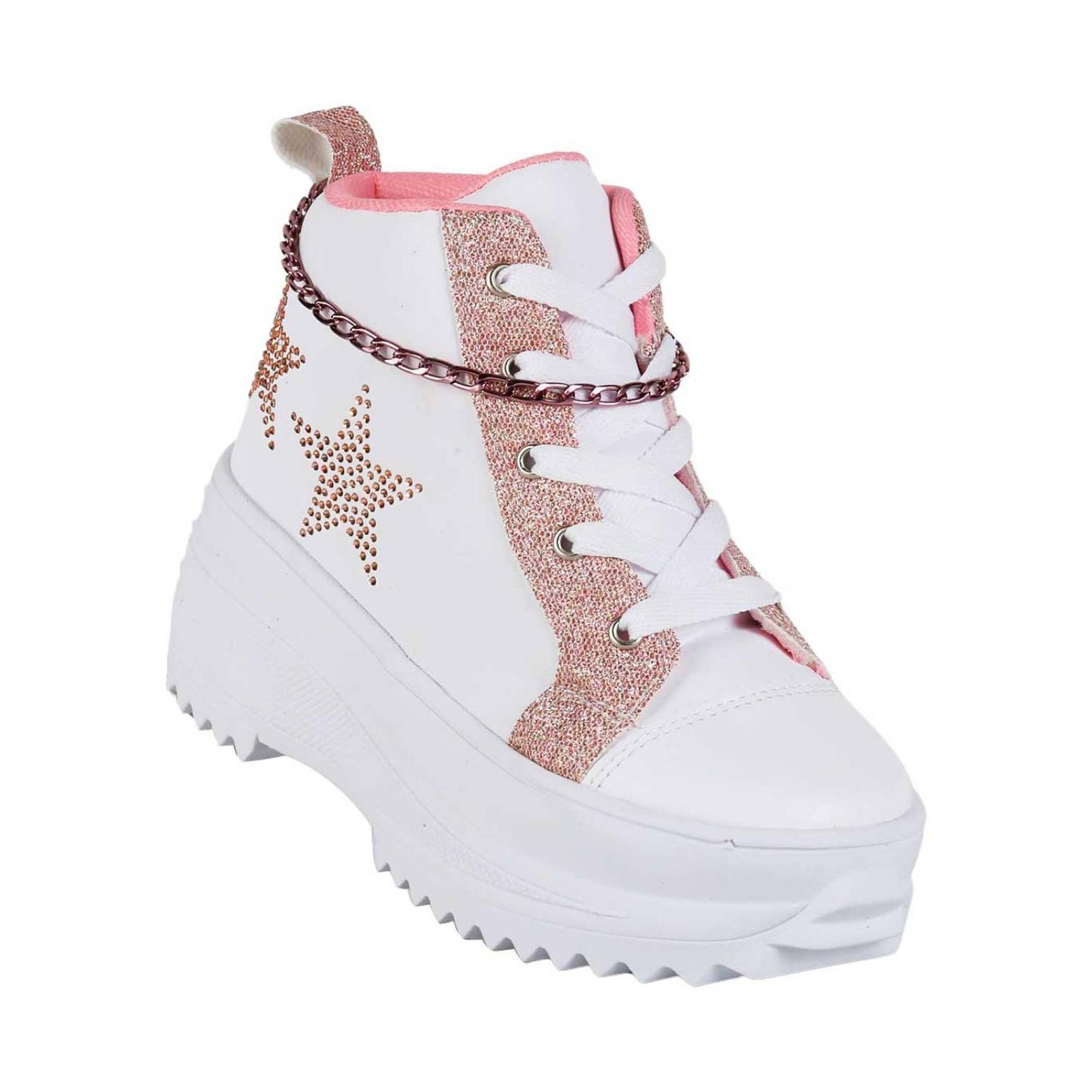 Tenis Niña Casual Blanco Stfashion 16904005