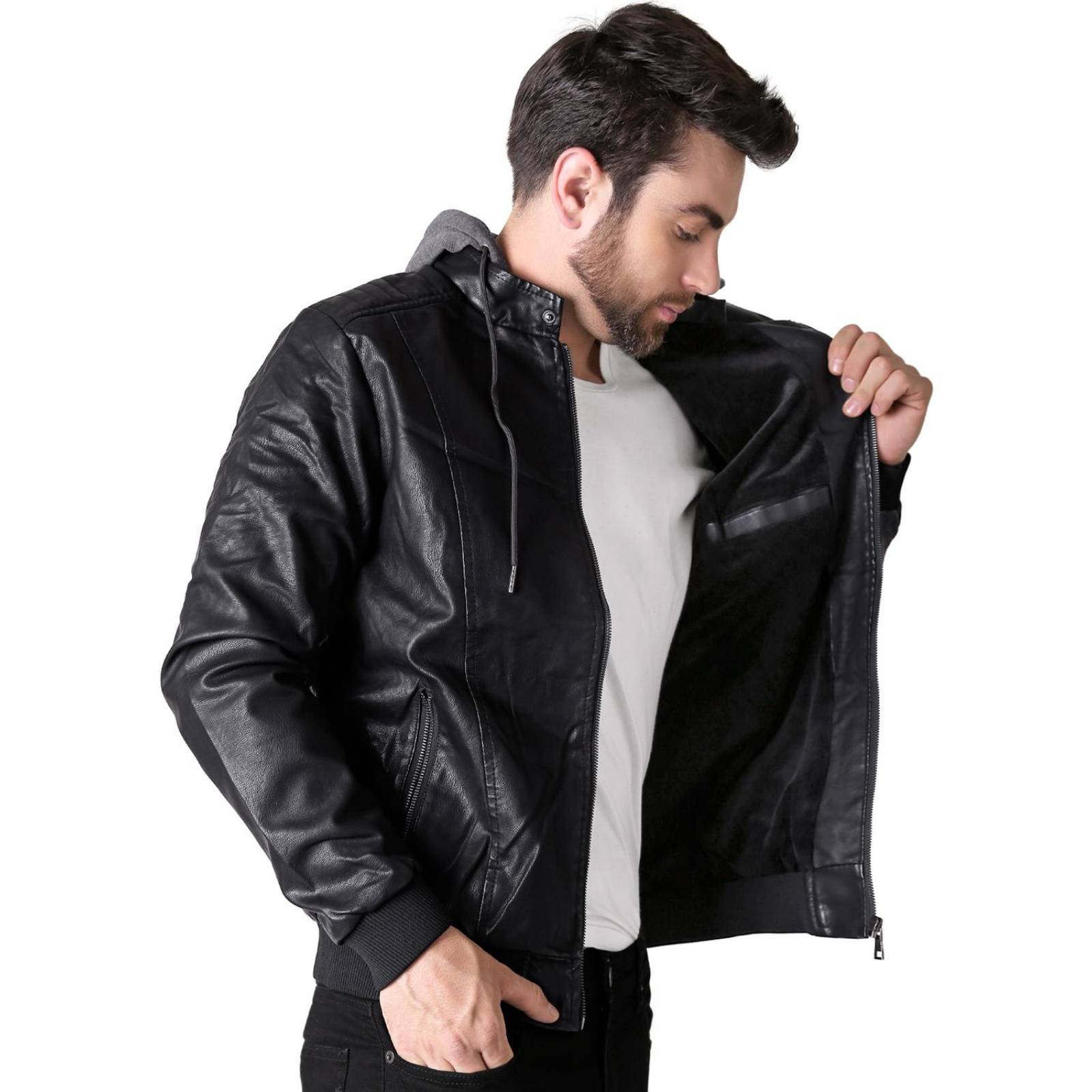 Chamarra Hombre Negro American Fly 51404804